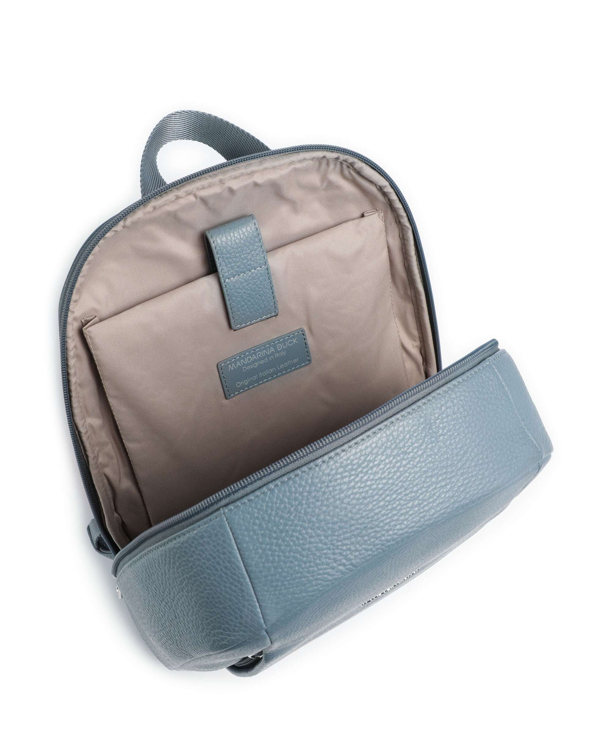 Mandarina Duck Mellow Leather Rugzak iron - Image 5