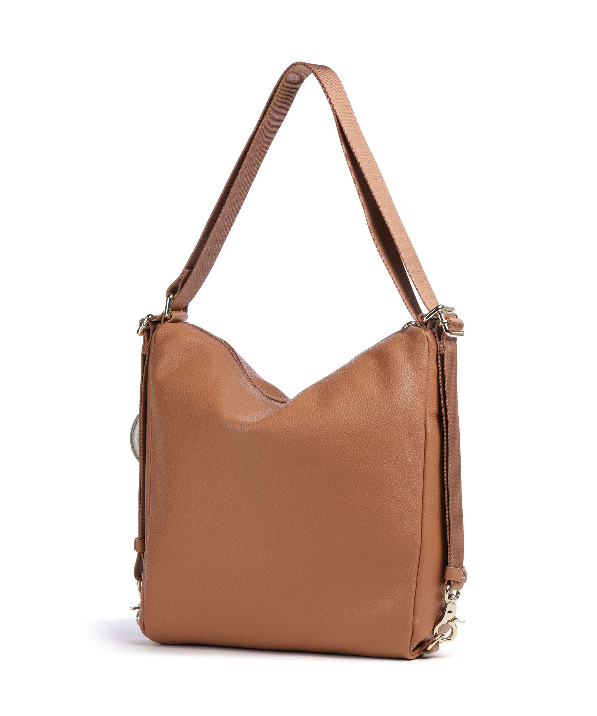 Mandarina Duck Mellow Leather Rugzak-tas pecan nut - Image 2