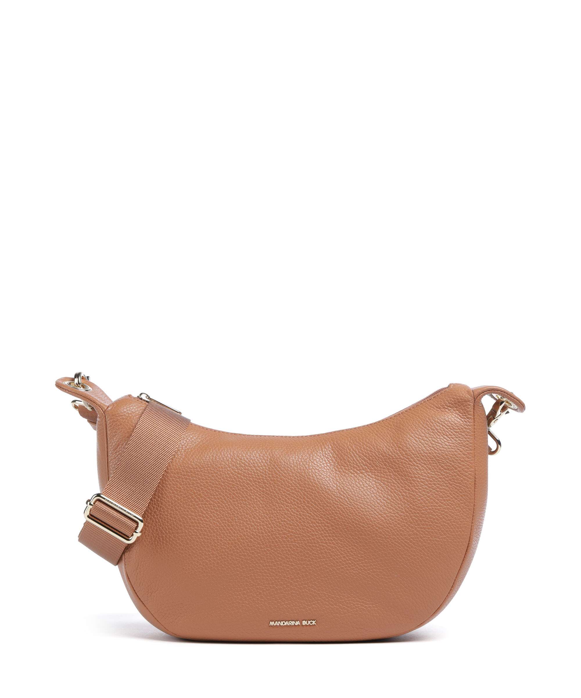 Mandarina Duck Mellow Leather Schoudertas pecan nut
