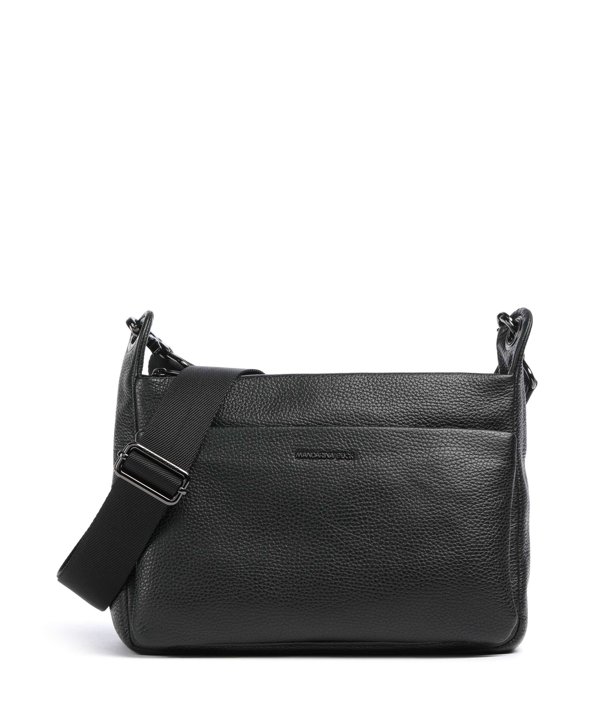 Mandarina Duck Mellow Leather Schoudertas nero