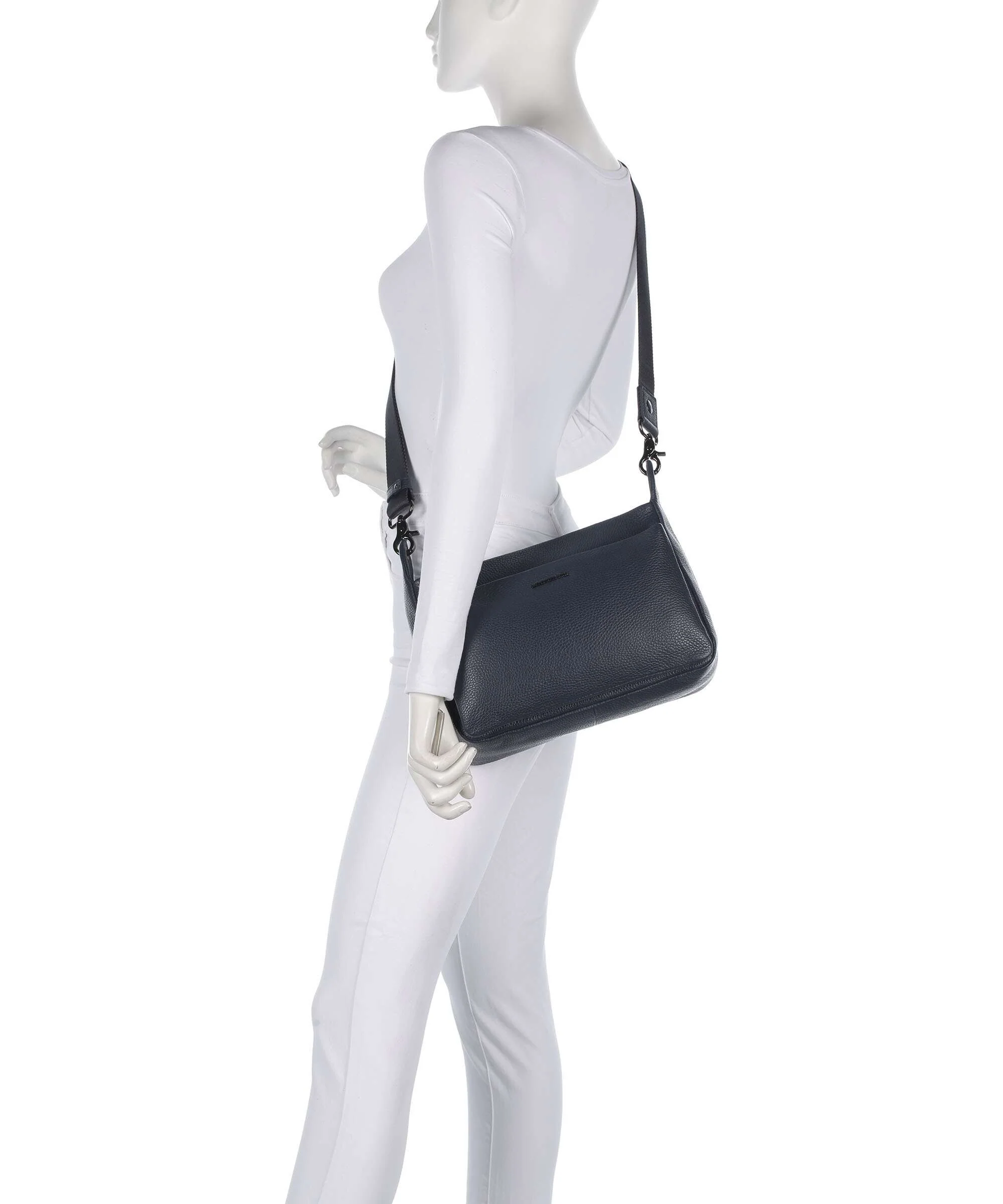 Mandarina Duck Mellow Leather Schoudertas dress blue - Image 3