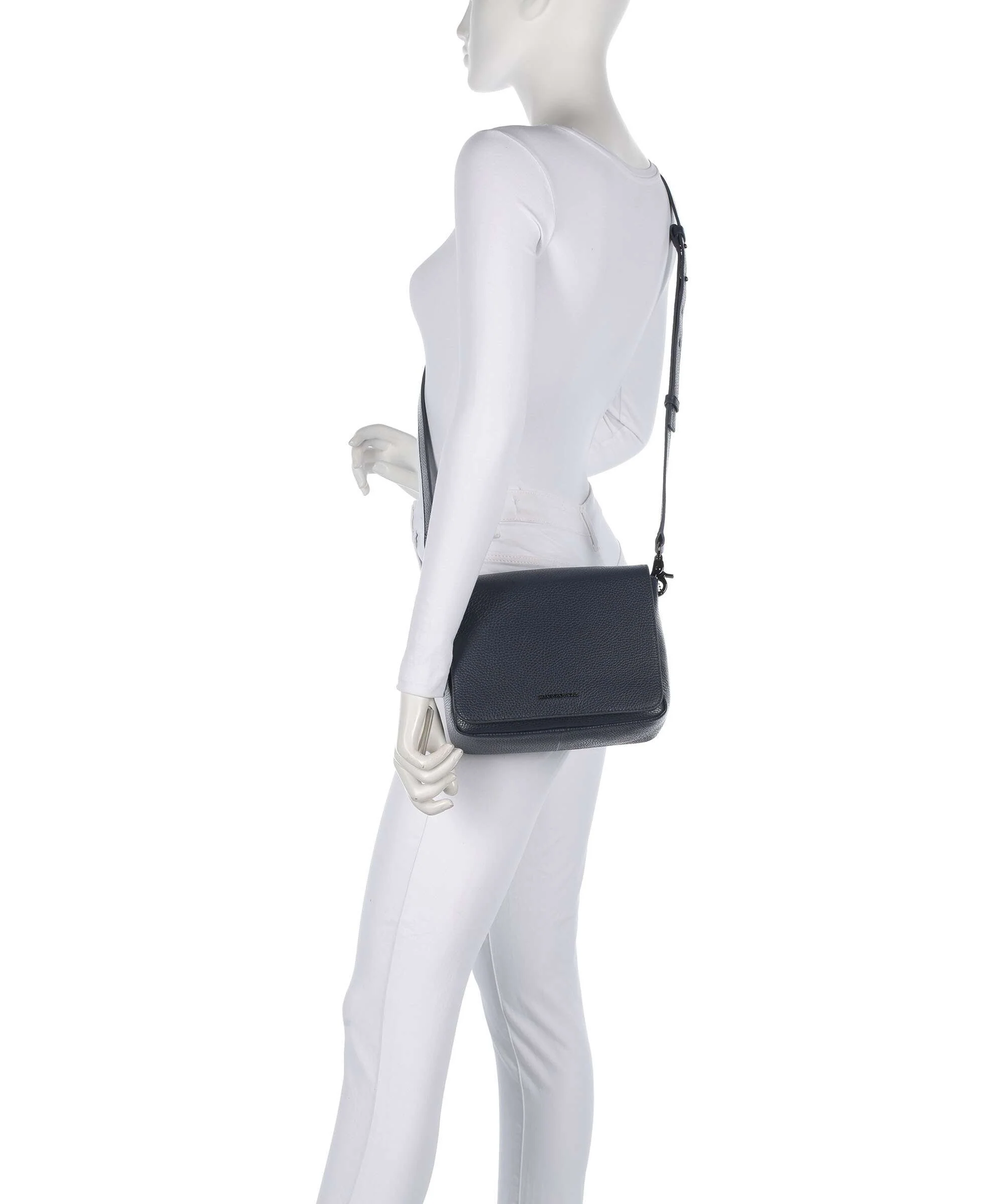 Mandarina Duck Mellow Leather Schoudertas dress blue - Image 3