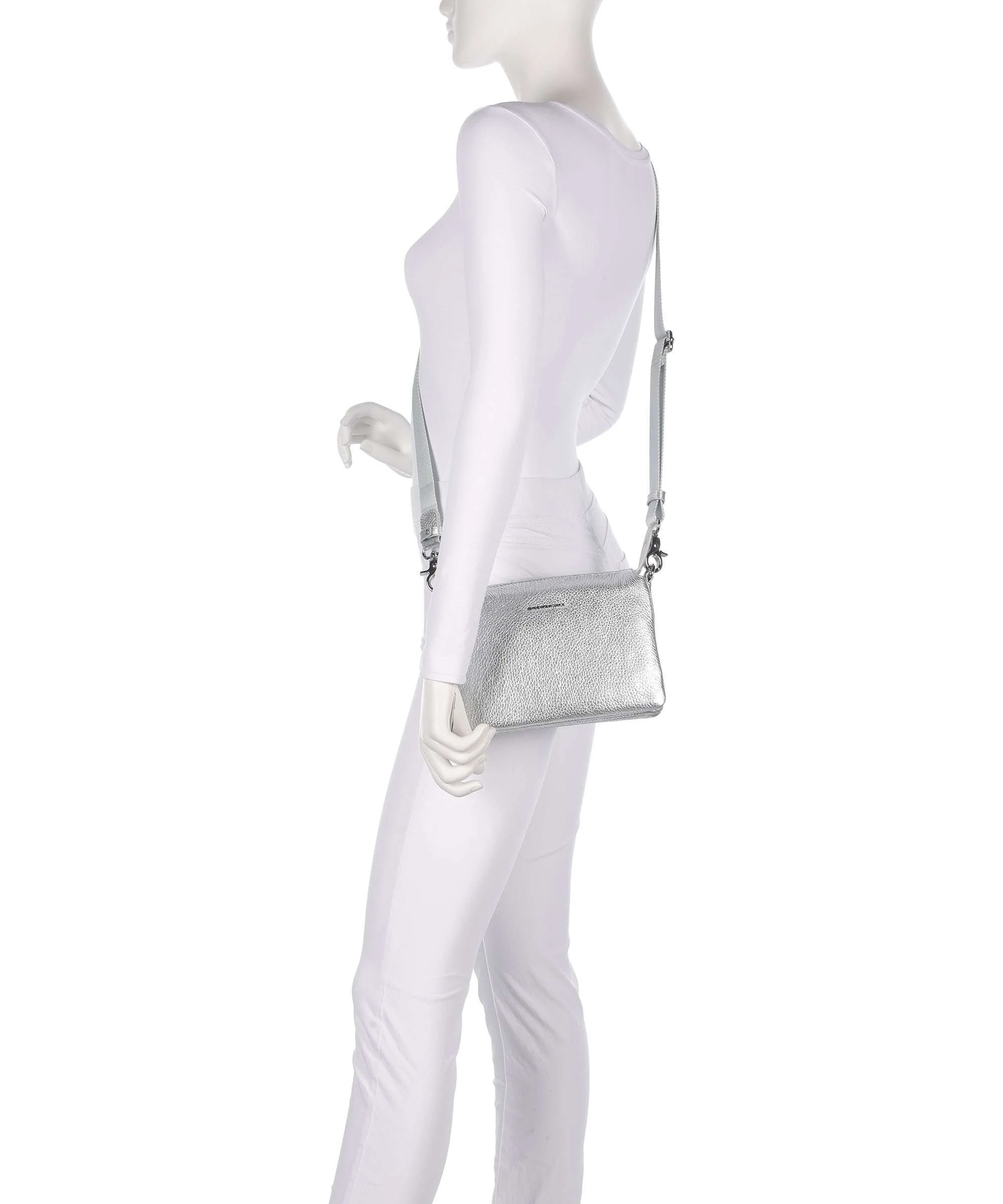 Mandarina Duck Mellow Metal Crossbody tas silver - Image 3
