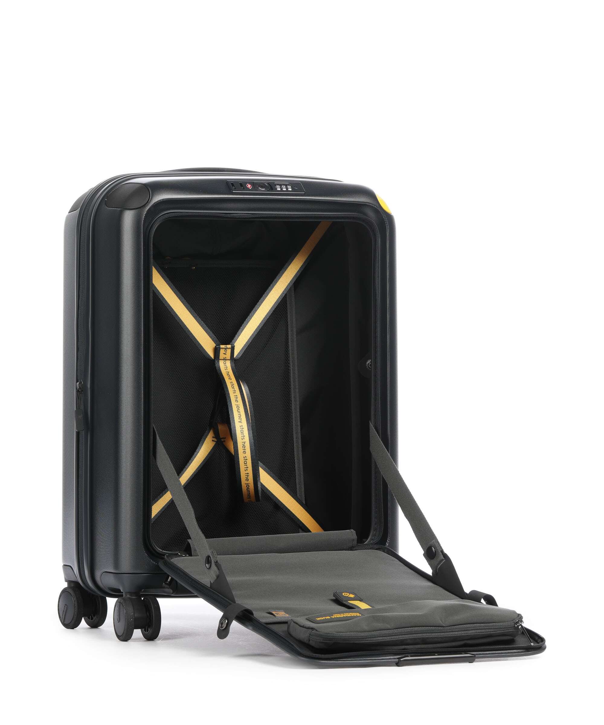 Mandarina Duck Smart Duck Trolley (4 wielen) dark gloss - Image 6