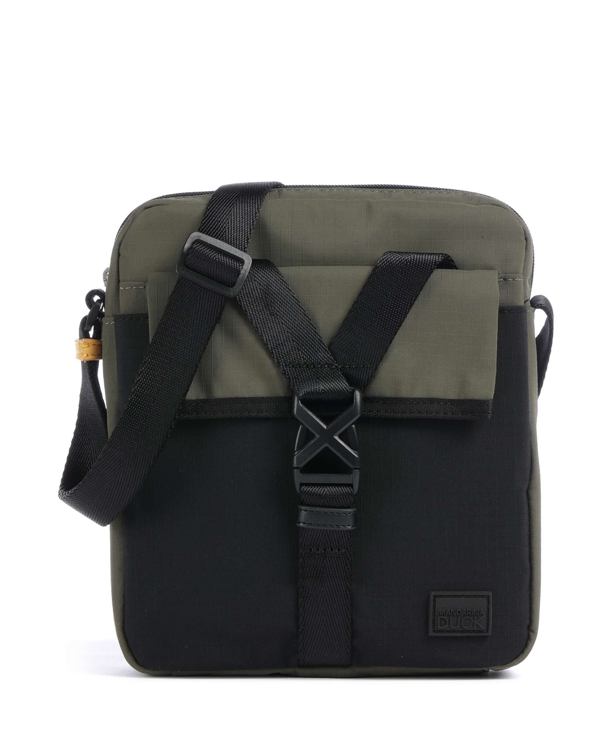 Mandarina Duck Y-Lite Crossbody tas soldier