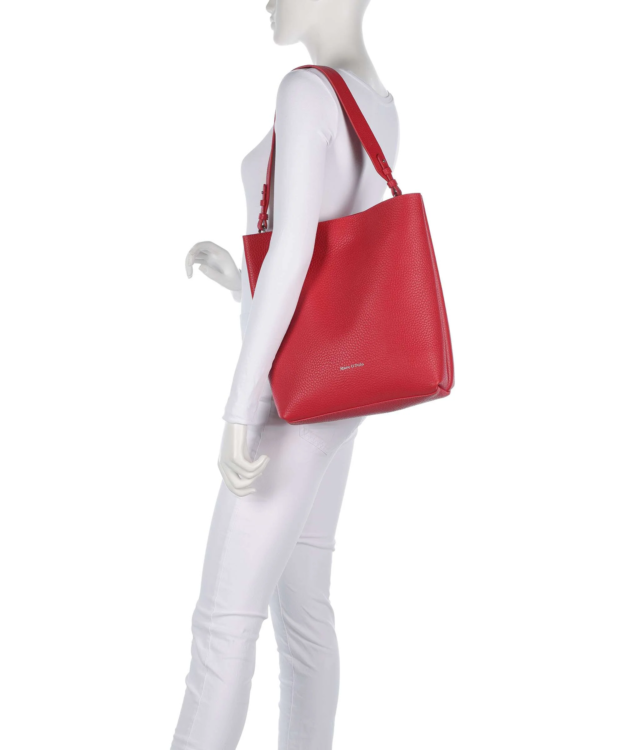 Marc O'Polo Brinja M Hobo tas shiny red - Image 3