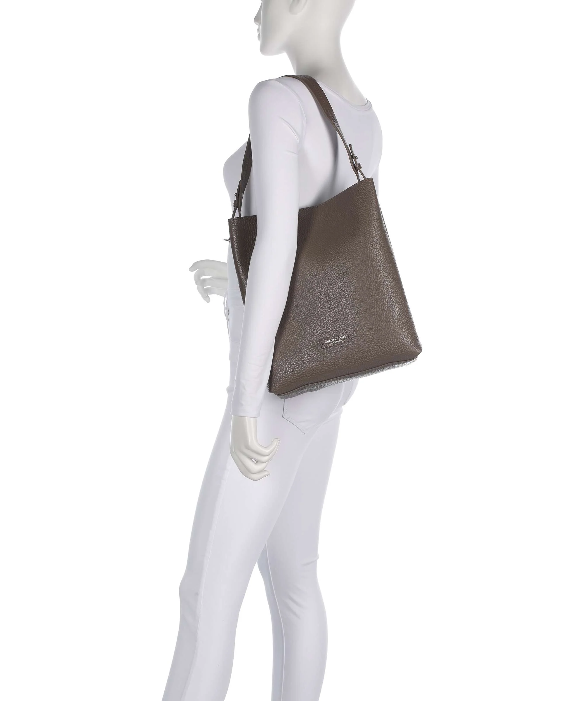 Marc O'Polo Brinja M Hobo tas faded brown - Image 3