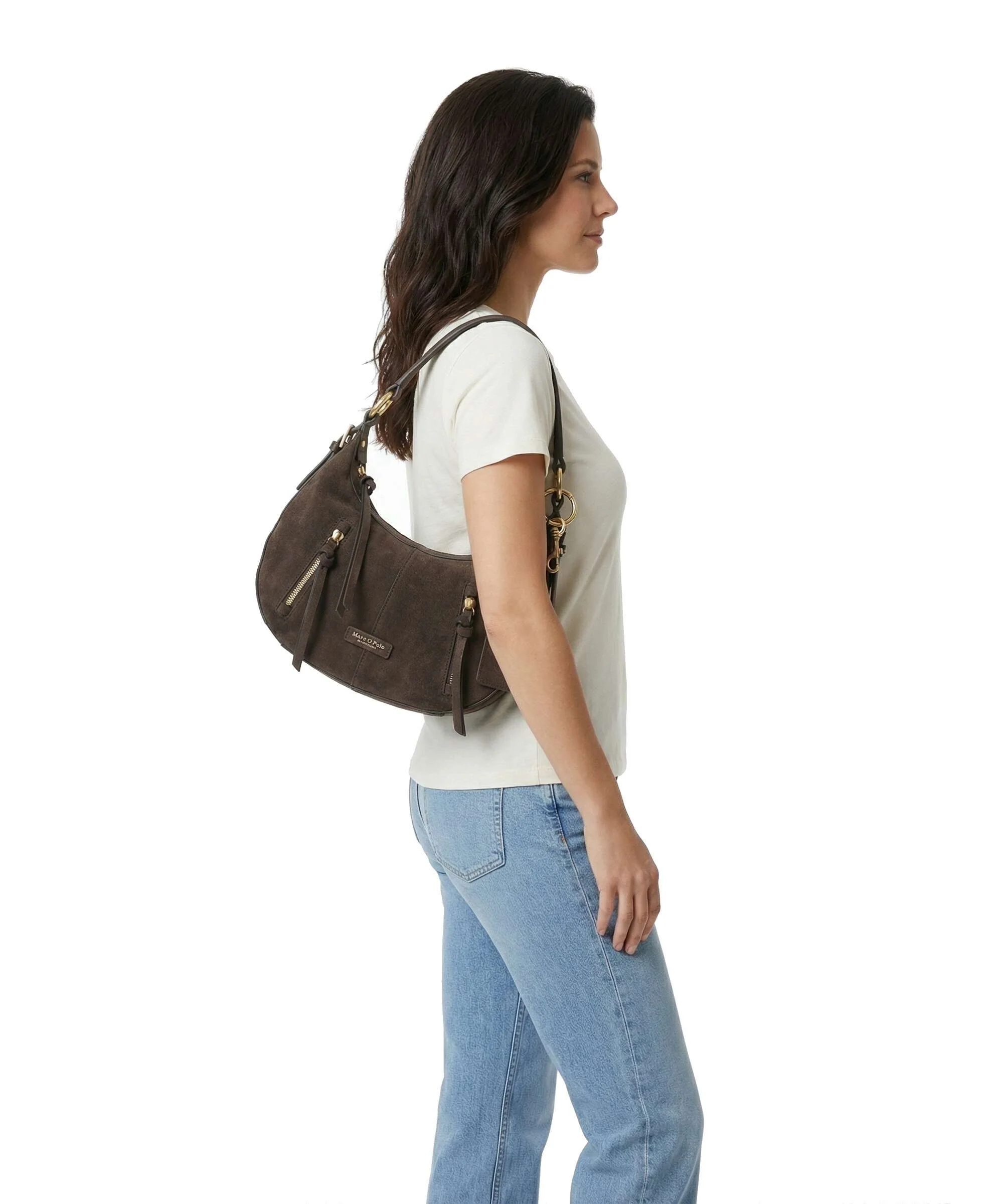 Marc O'Polo Pernille S Schoudertas coffee brown - Image 3