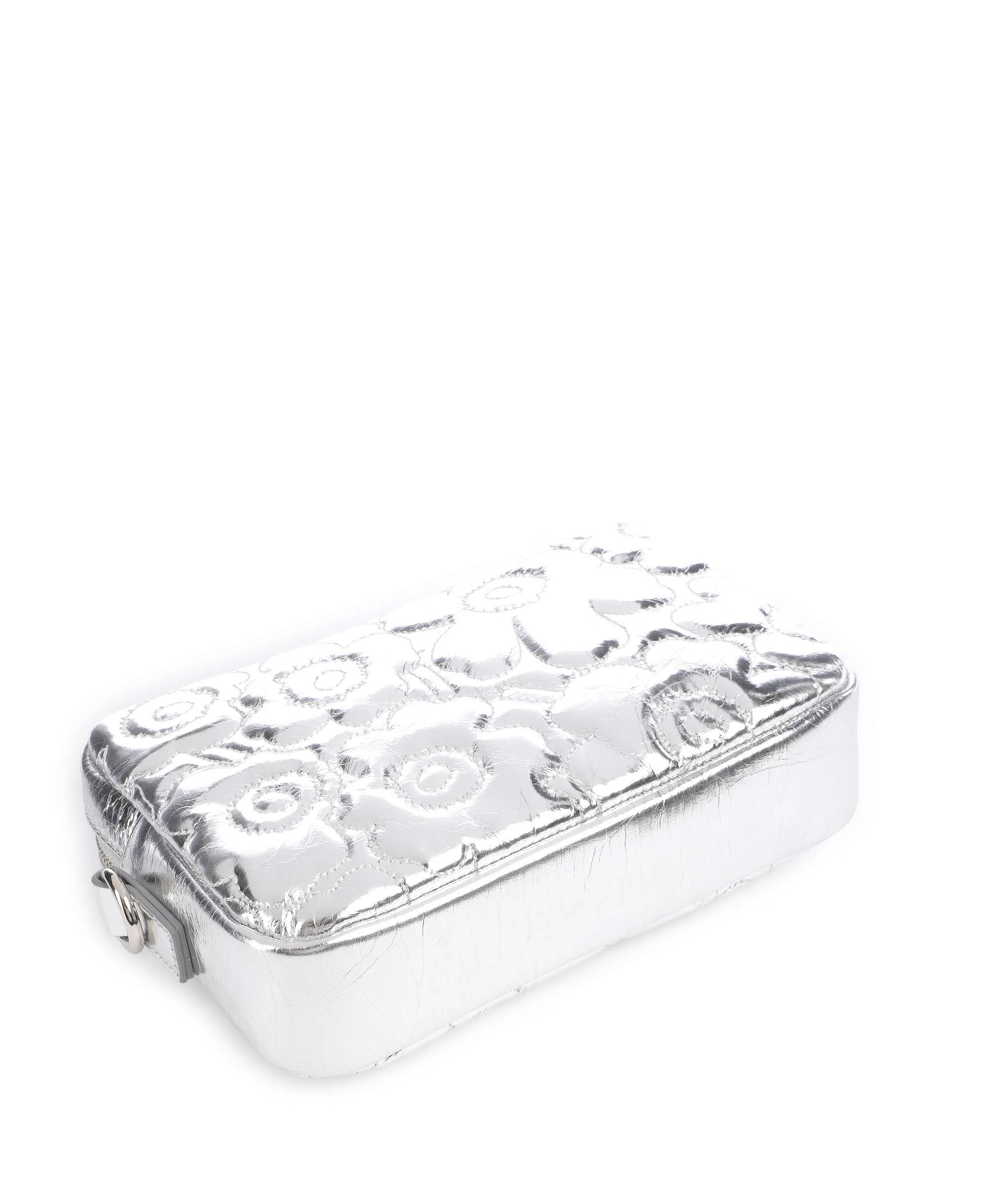 Marimekko Gratha Soft Unikko Crossbody tas silver - Image 5