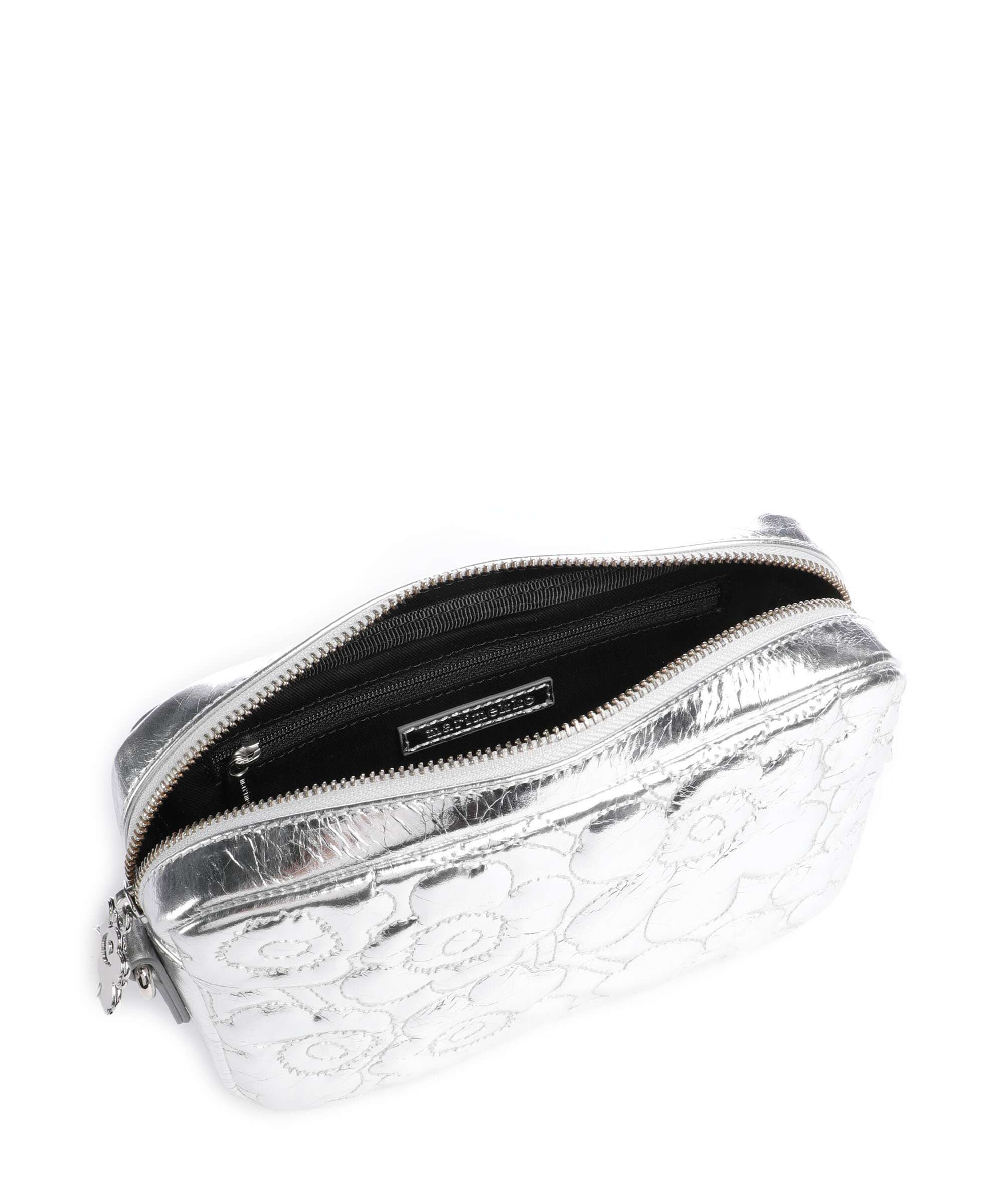 Marimekko Gratha Soft Unikko Crossbody tas silver - Image 7