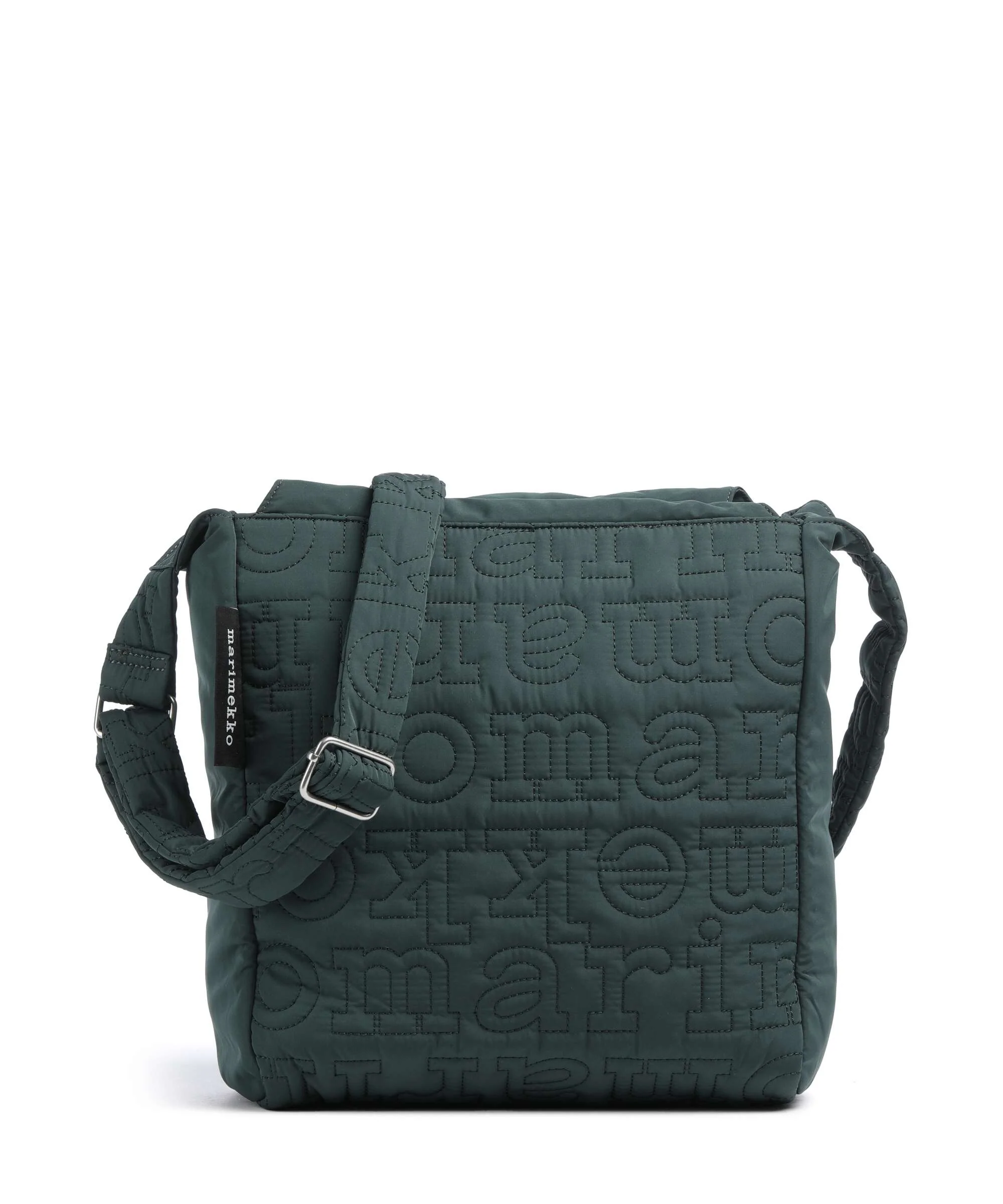 Marimekko Joy Logo M Crossbody tas dark green