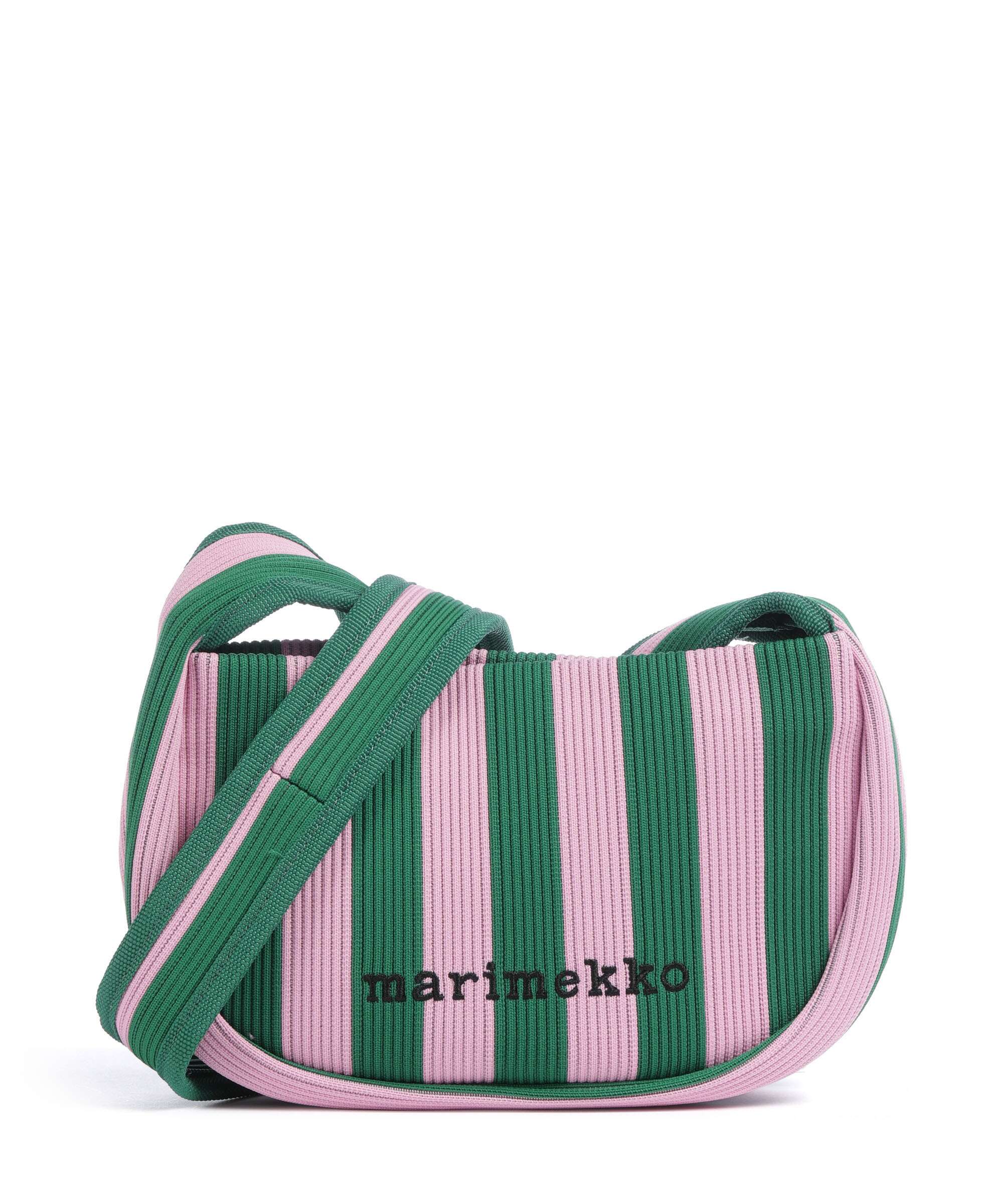 Marimekko Knitted Merirosvo Schoudertas pink/dark green