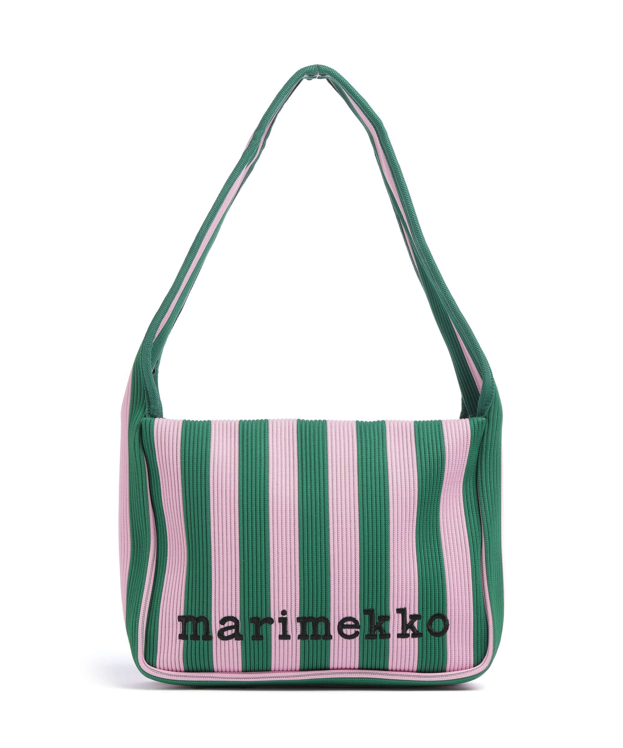 Marimekko Knitted Merirosvo Schoudertas pink/dark green