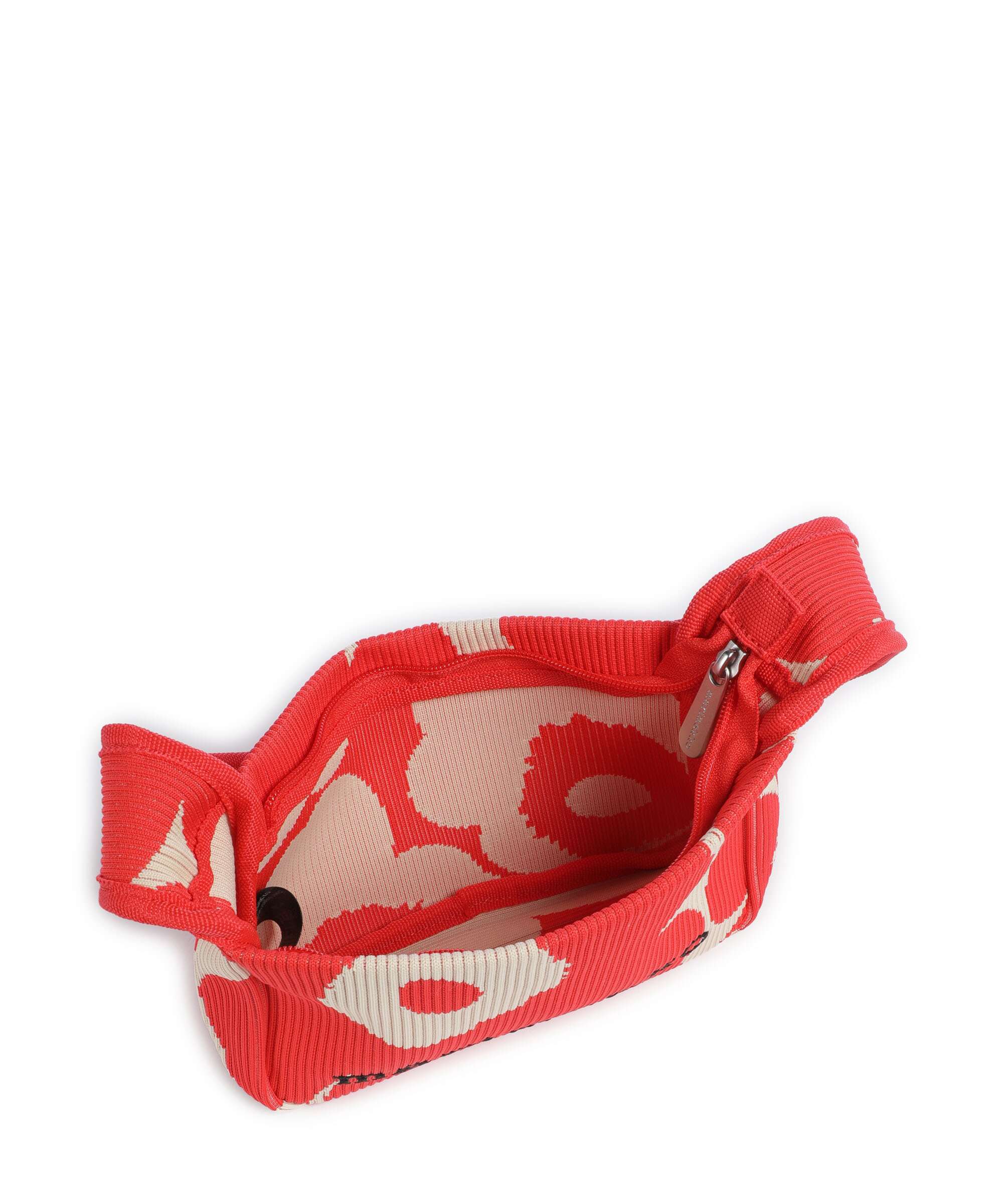 Marimekko Knitted Unikko Crossbody tas pink/beige - Image 6