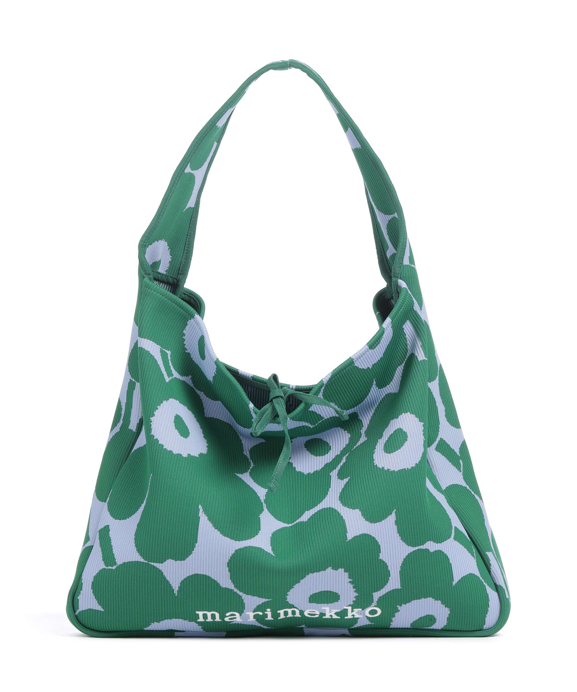 Marimekko Knitted Unikko Hobo tas dark green/blue