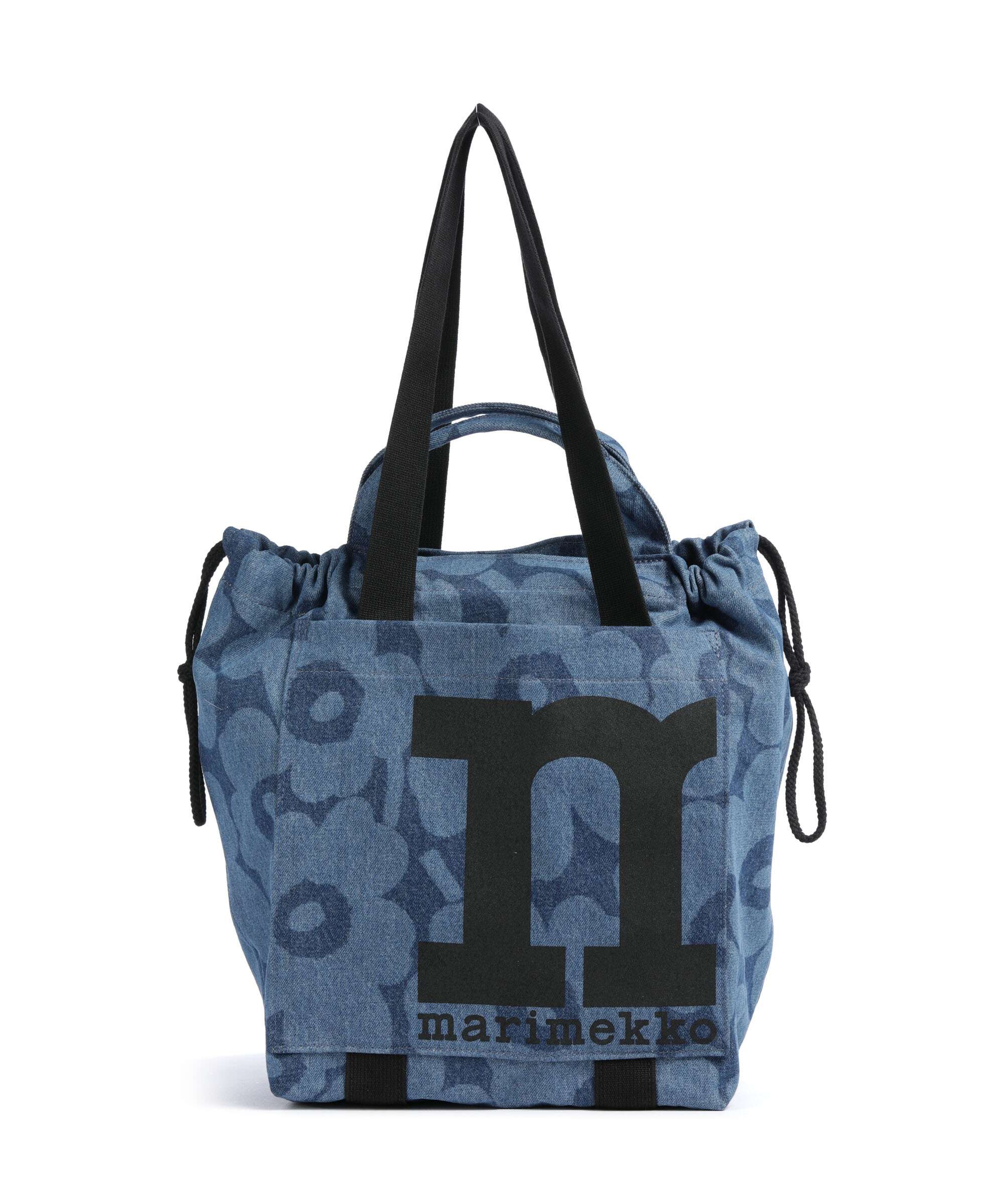 Marimekko Mono City Unikko Boodschappentas mid indigo