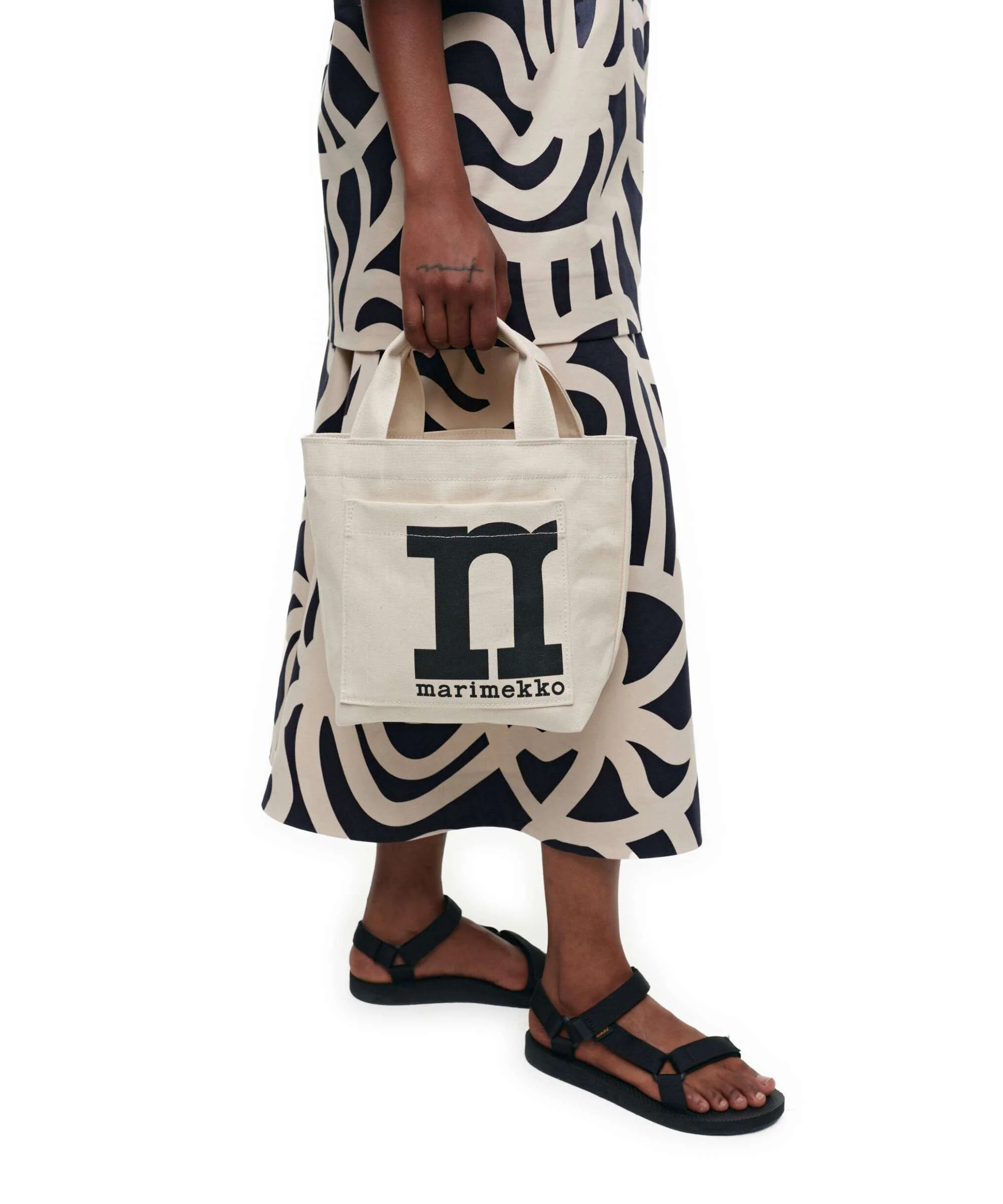 Marimekko Mono Solid Mini Handtas cotton - Image 3