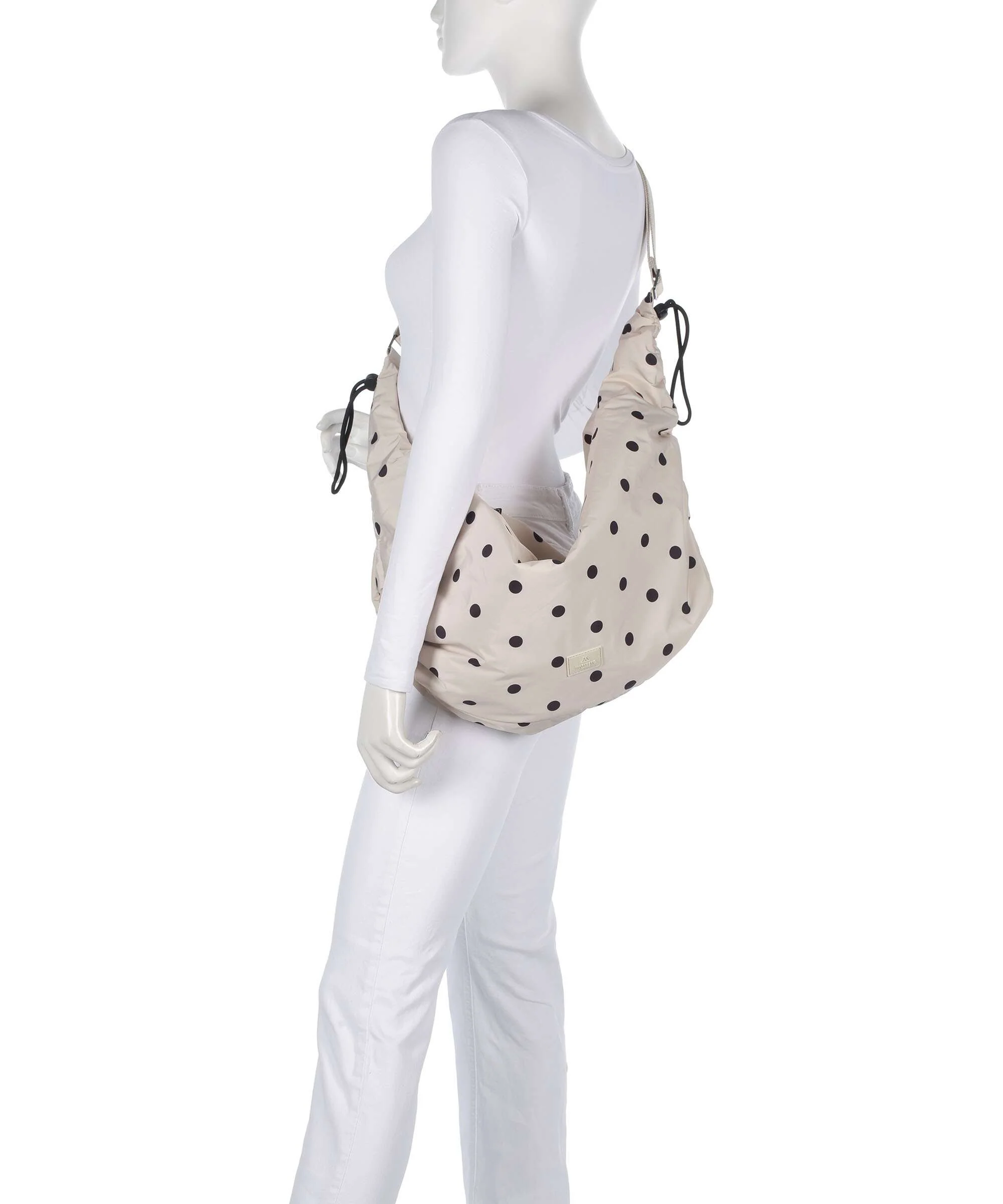 Markberg Alpine Hobo tas polka dot/creme - Image 3