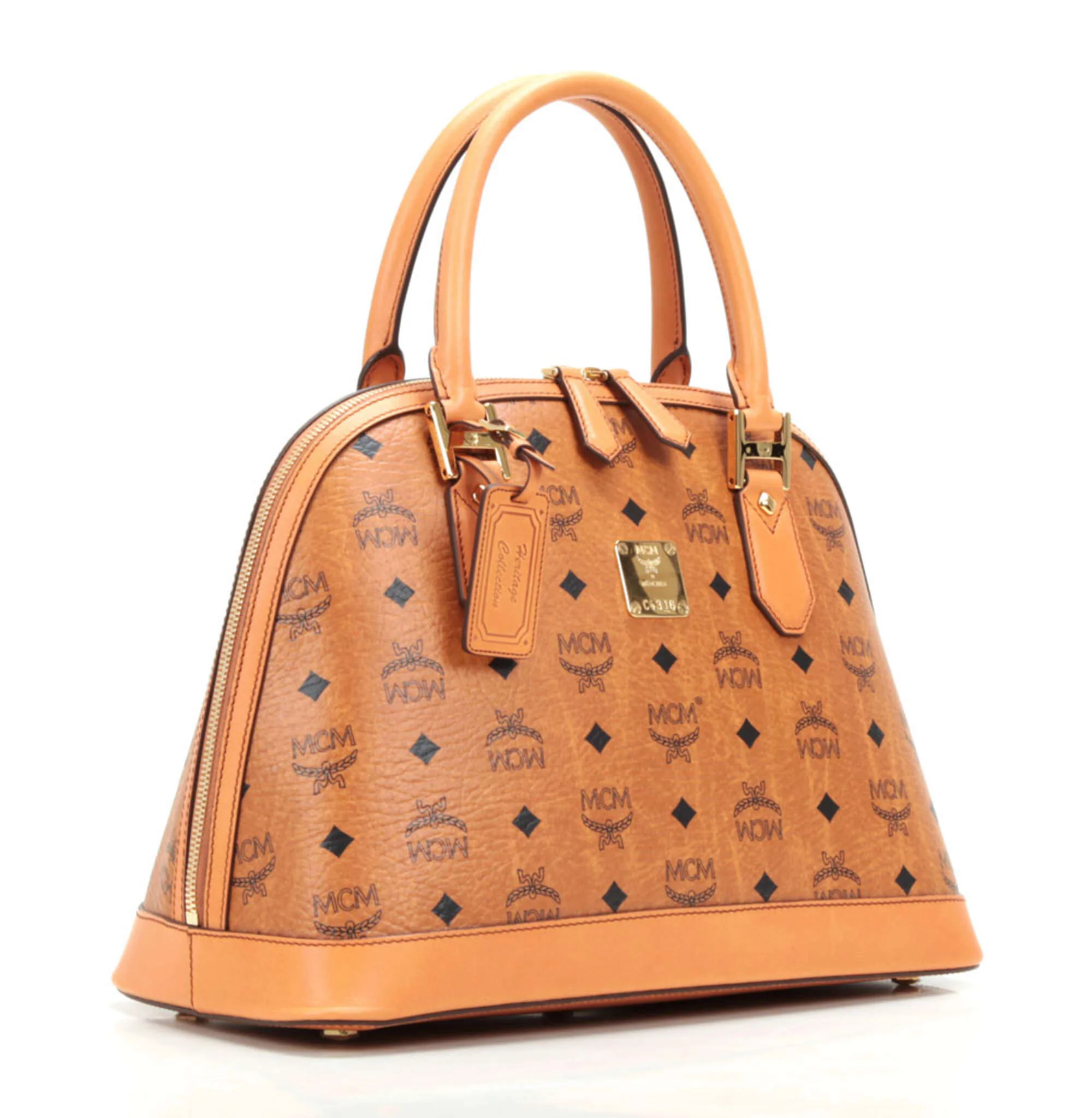MCM M Handtas cognac - Image 2
