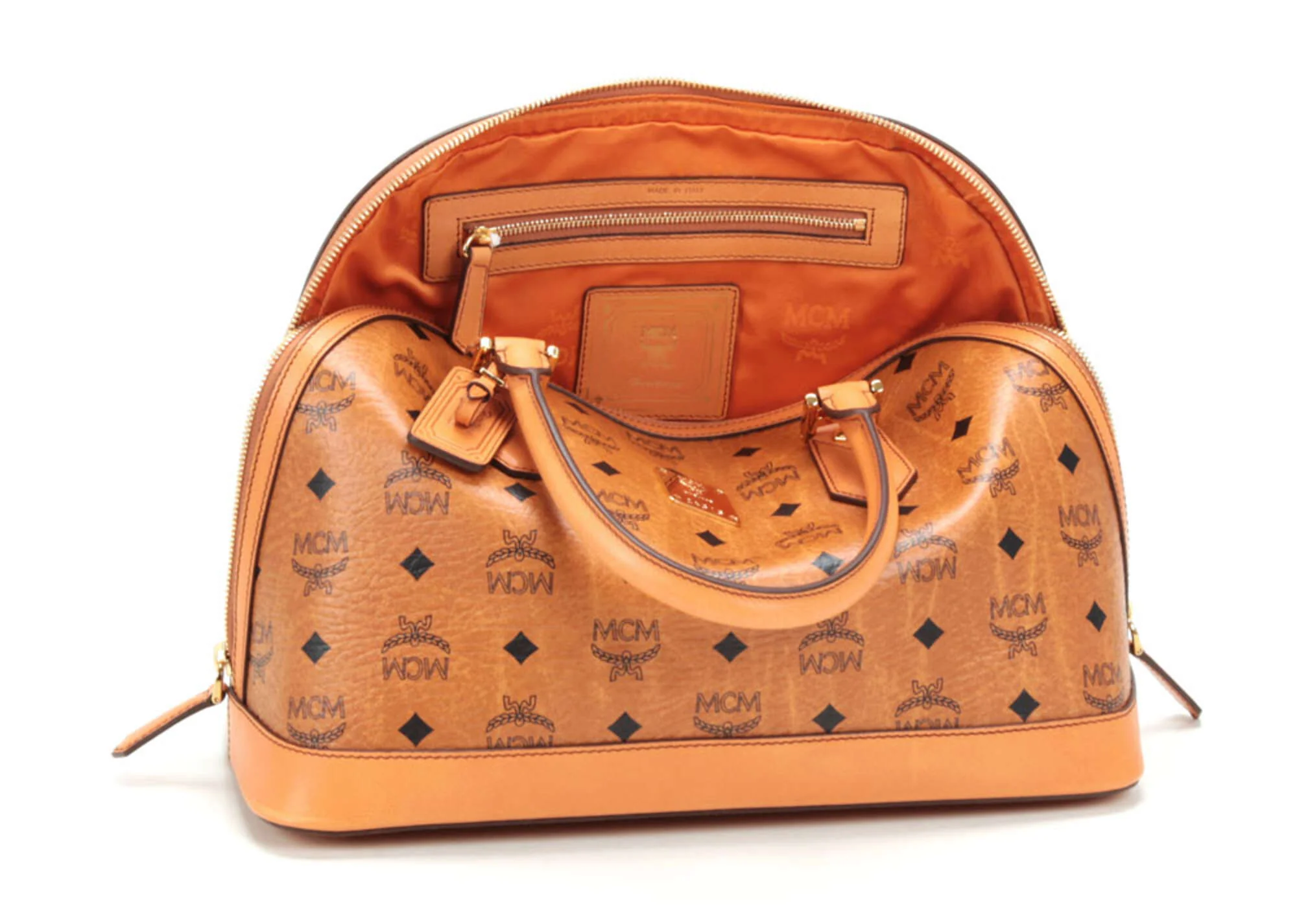 MCM M Handtas cognac - Image 5