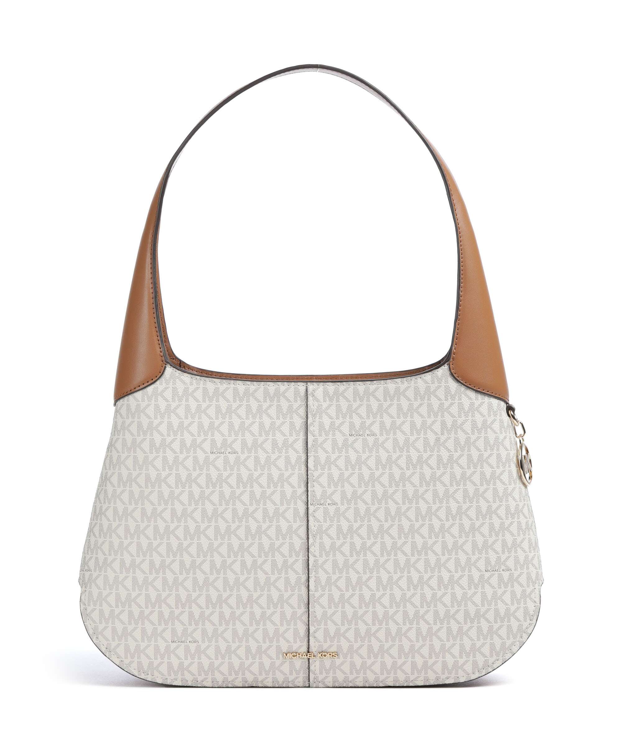 Michael Kors Alice Large Hobo tas vanilla/acorn