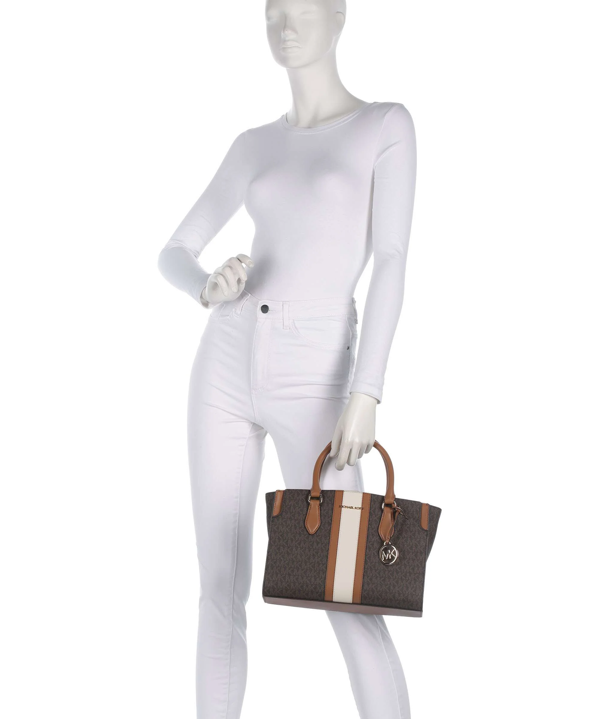 Michael Kors Becca Medium Handtas brown/acorn - Image 3