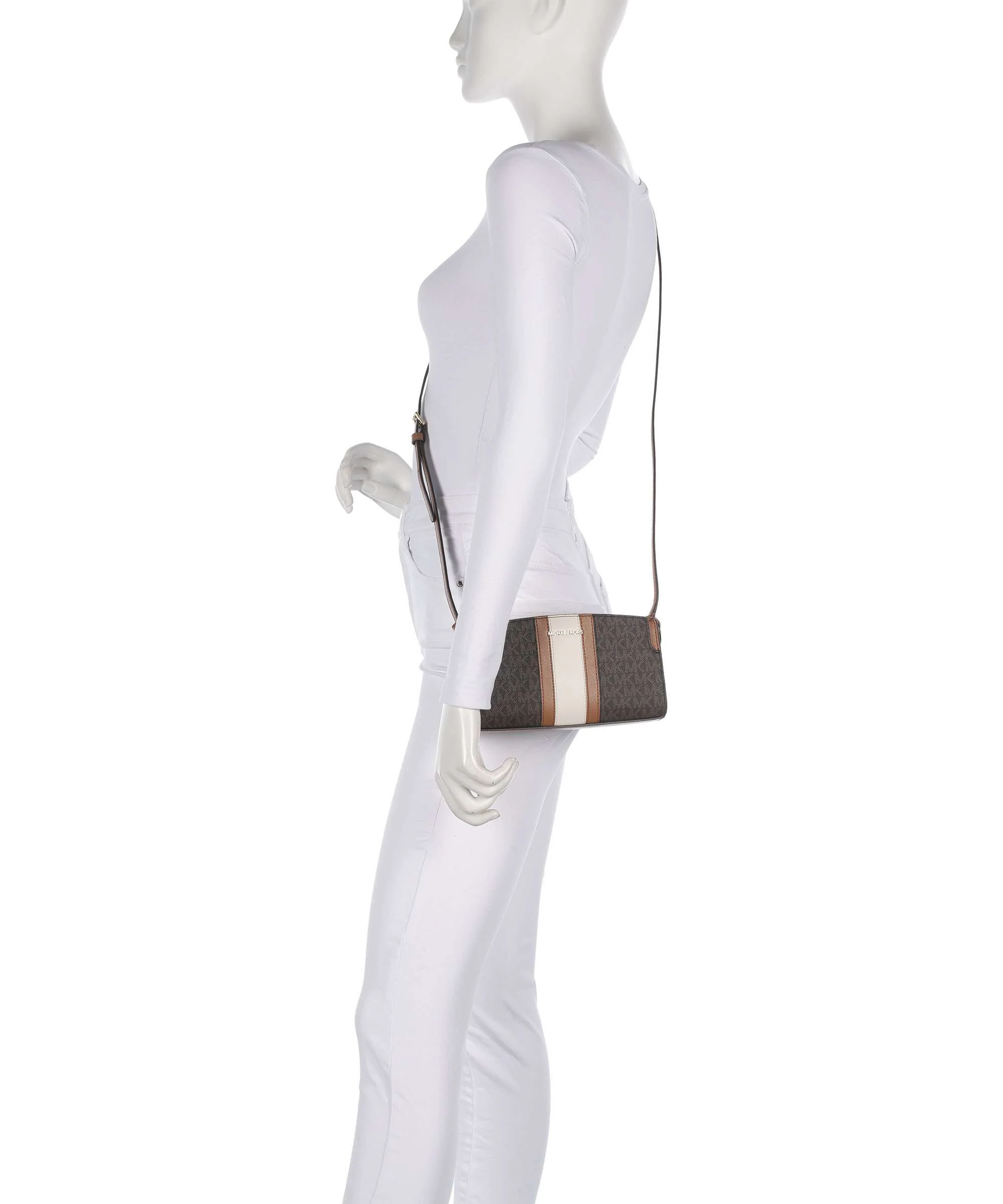 Michael Kors Becca Small Crossbody tas brown/acorn - Image 3