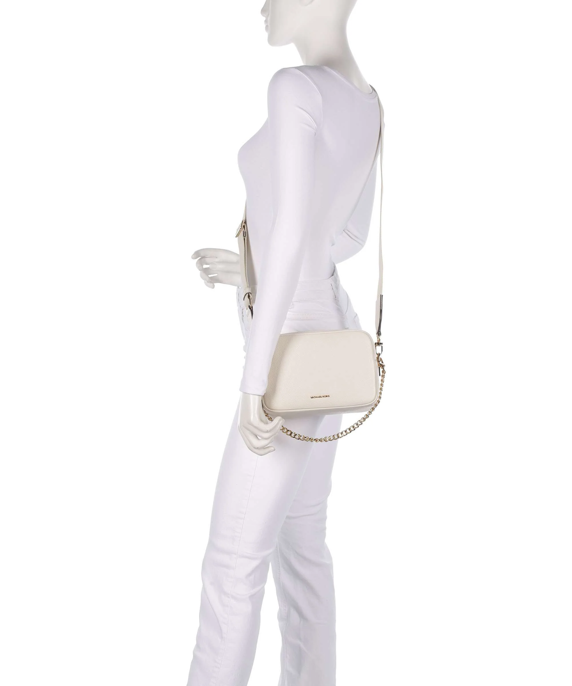 Michael Kors Bryant Medium Crossbody tas light cream - Image 3