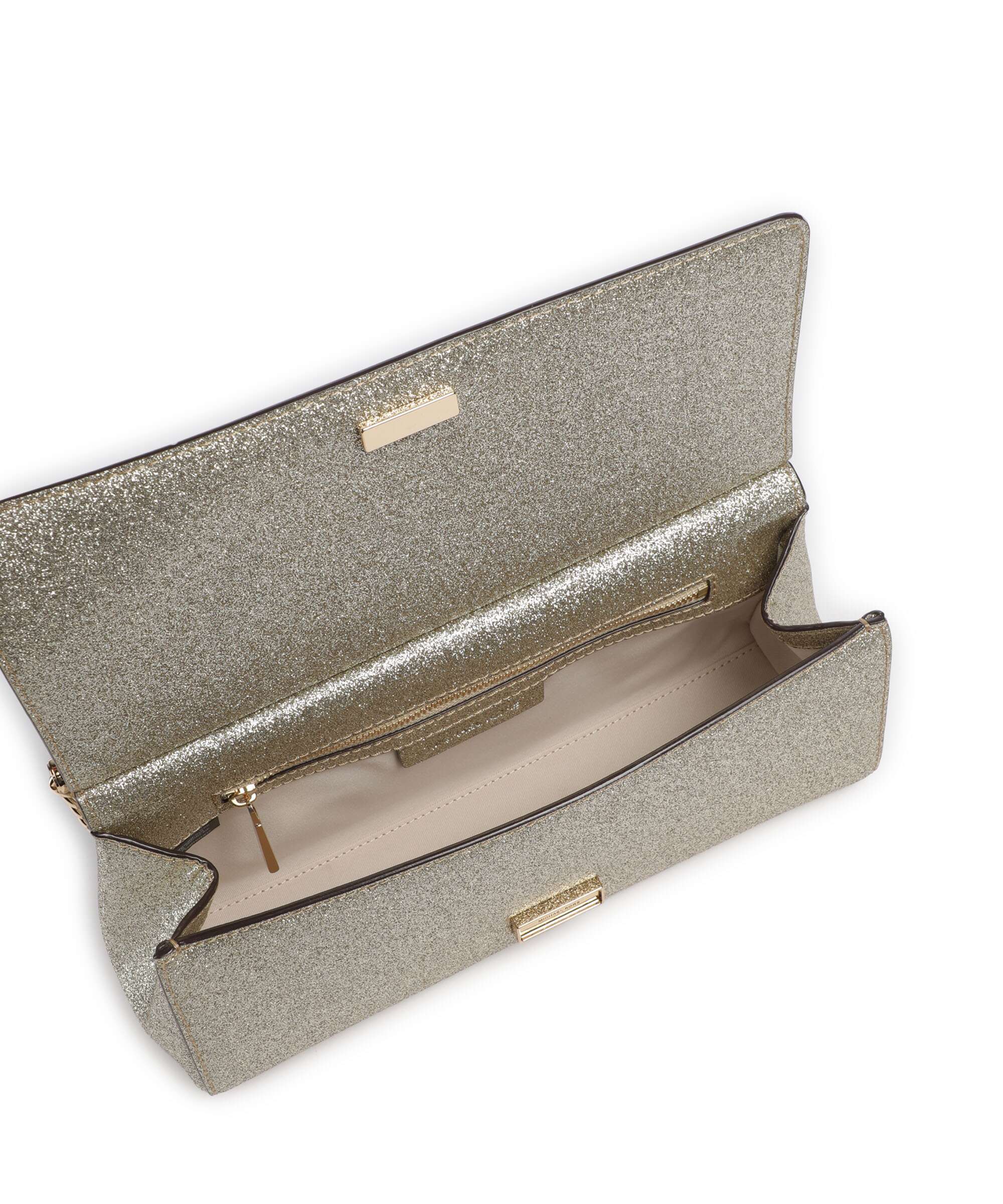 Michael Kors Carmine Schoudertas pale gold - Image 5