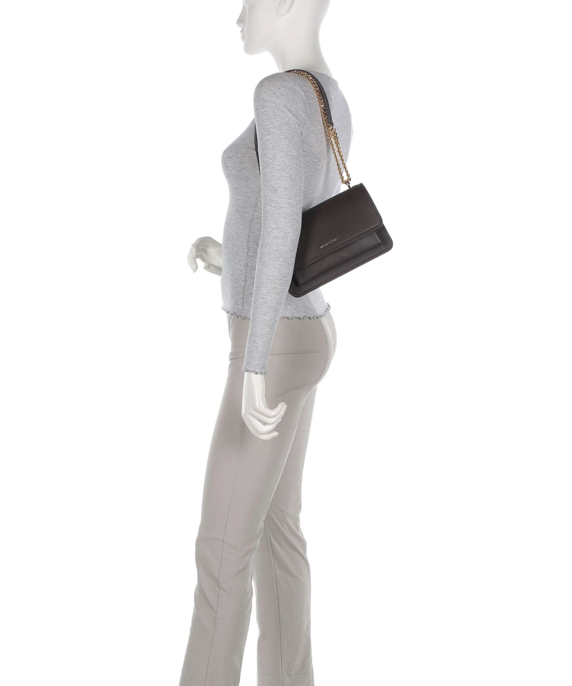 Michael Kors Claire Large Schoudertas chocolate - Image 4