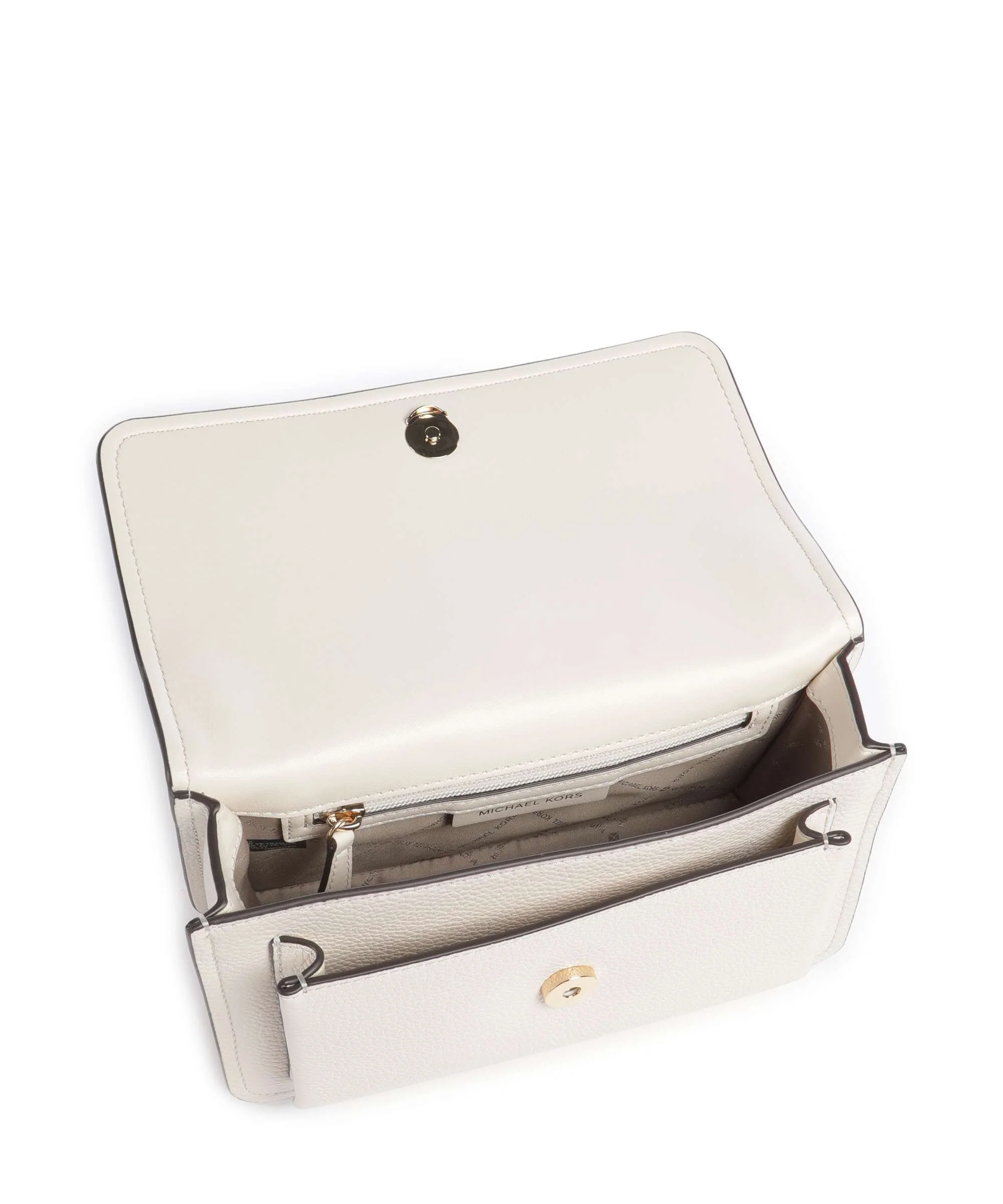Michael Kors Claire Large Schoudertas light cream - Image 7