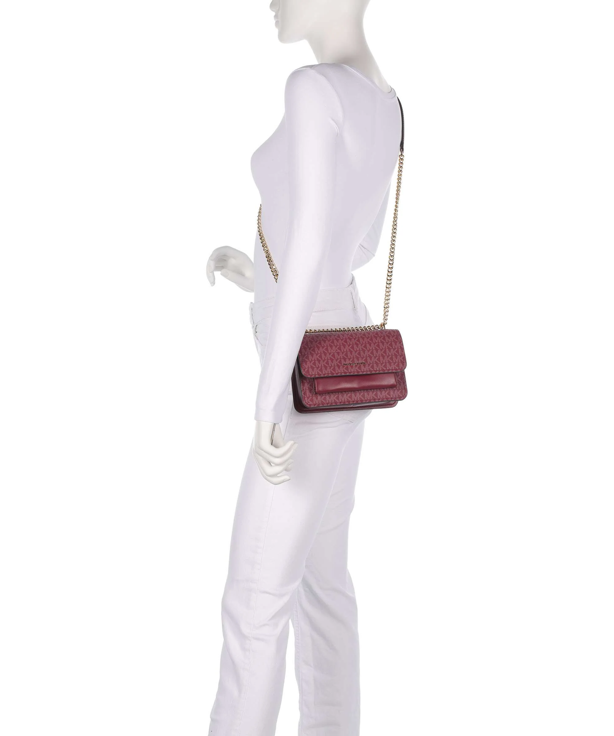 Michael Kors Claire Small Schoudertas mulberry - Image 3