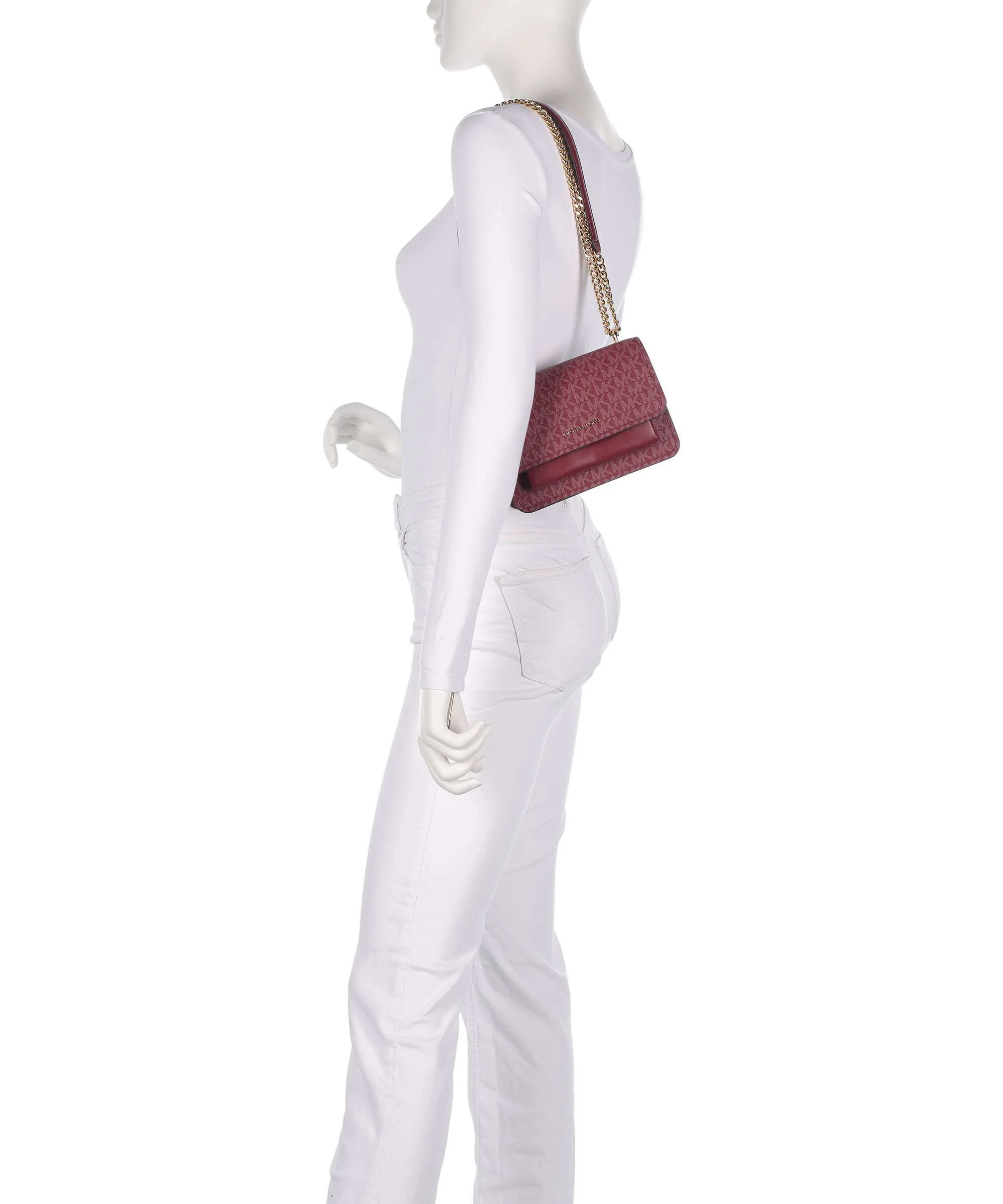 Michael Kors Claire Small Schoudertas mulberry - Image 4