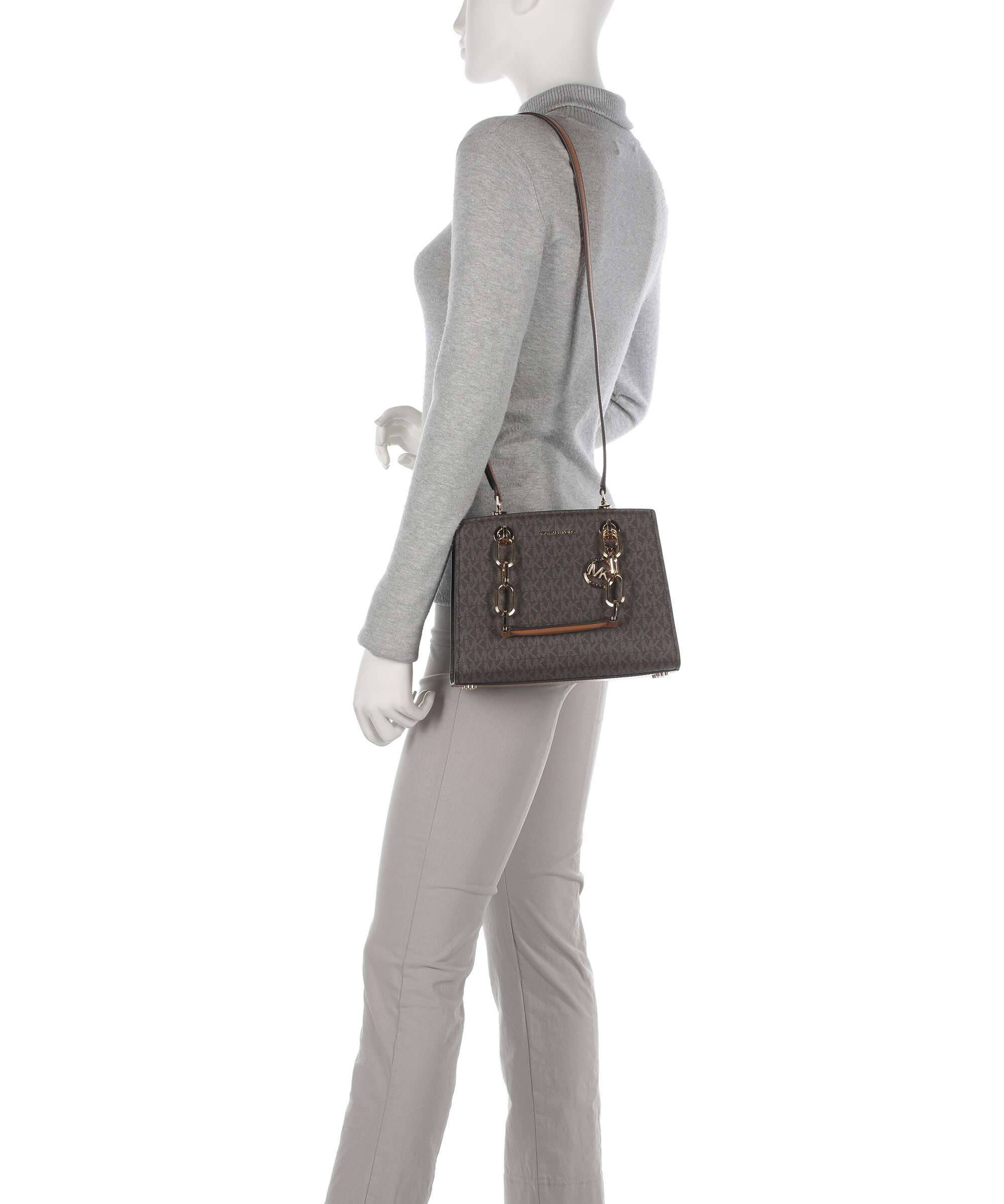 Michael Kors Cynthia Handtas brown/acorn - Image 3