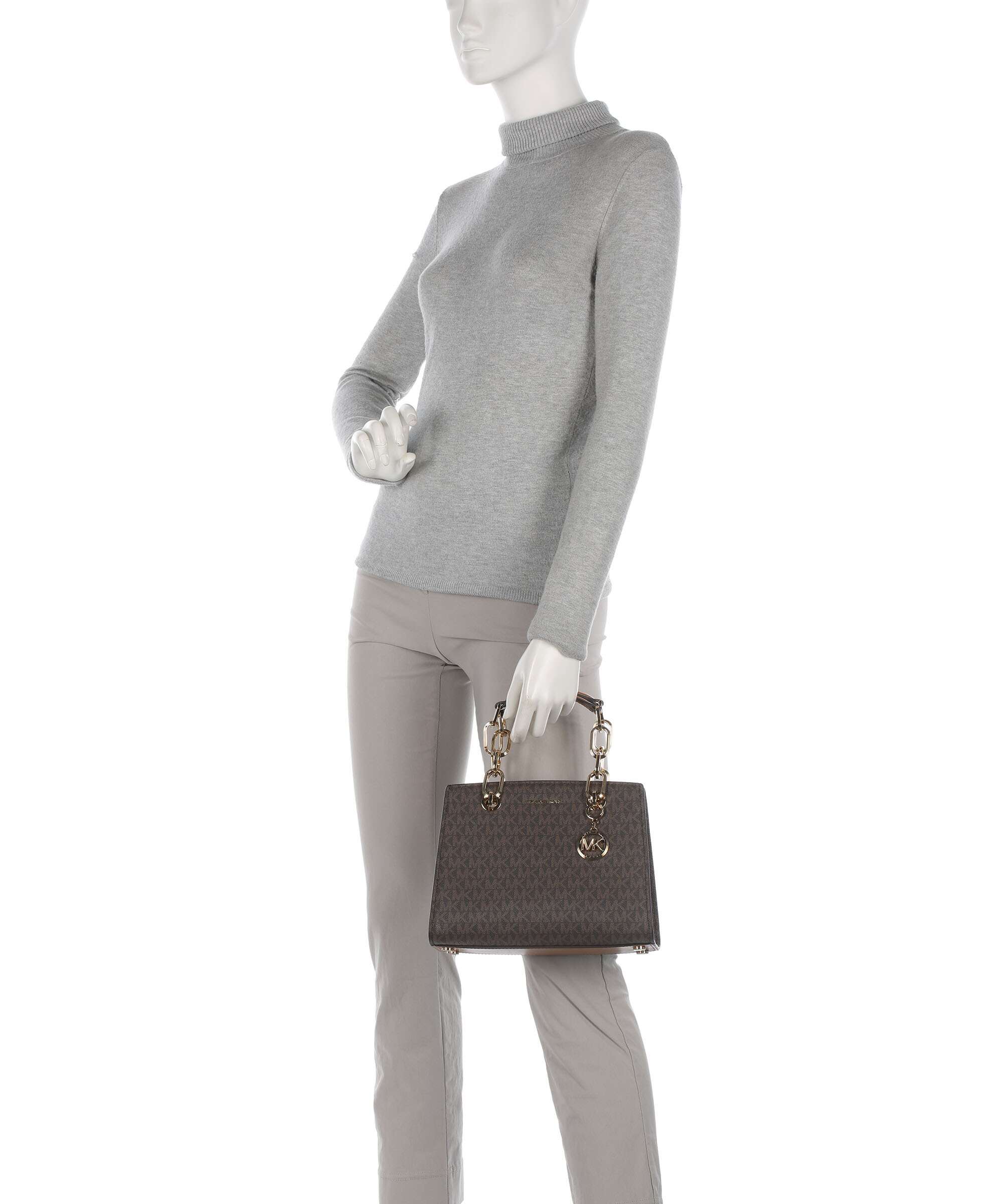Michael Kors Cynthia Handtas brown/acorn - Image 4