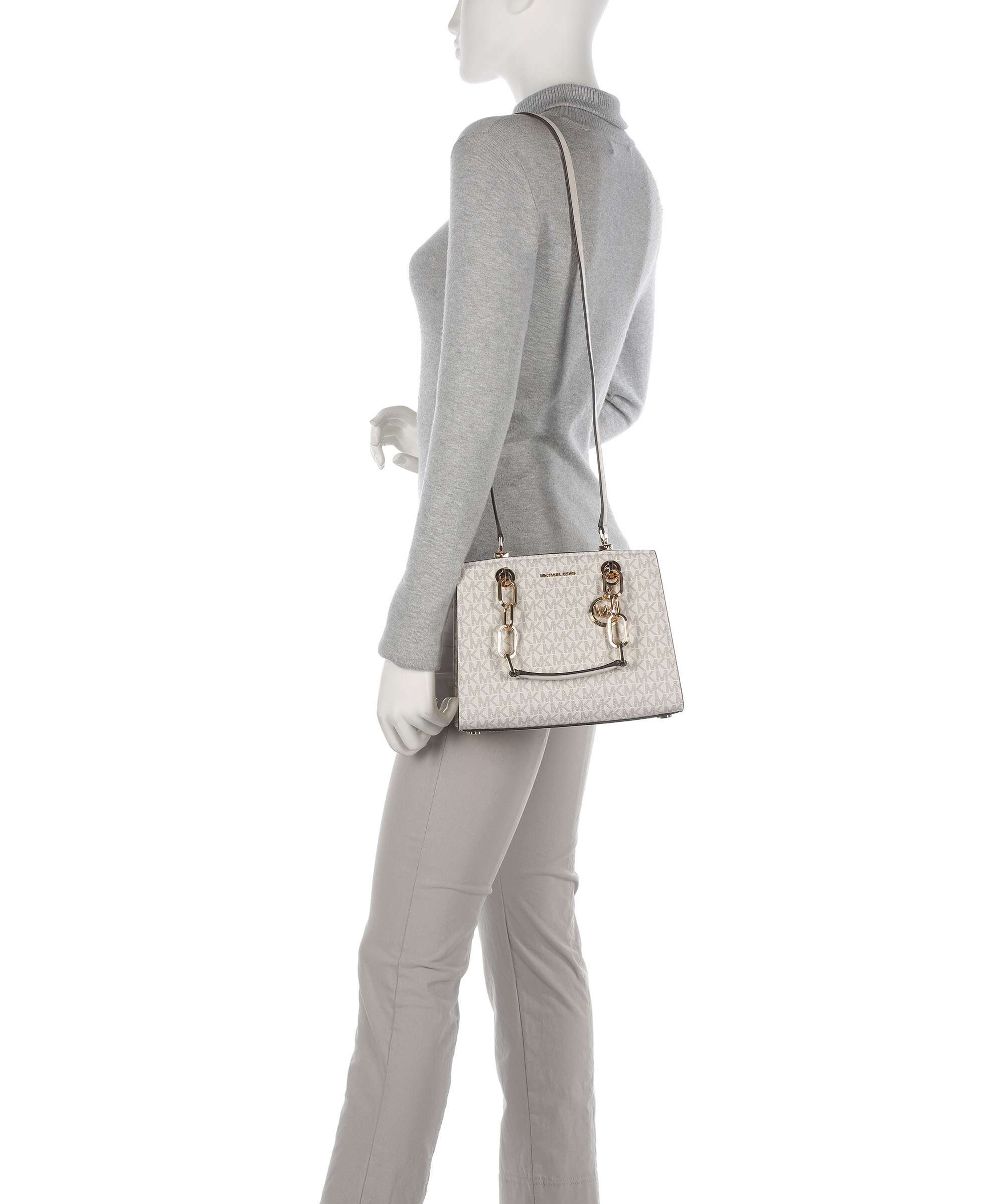 Michael Kors Cynthia Handtas vanilla cream - Image 3