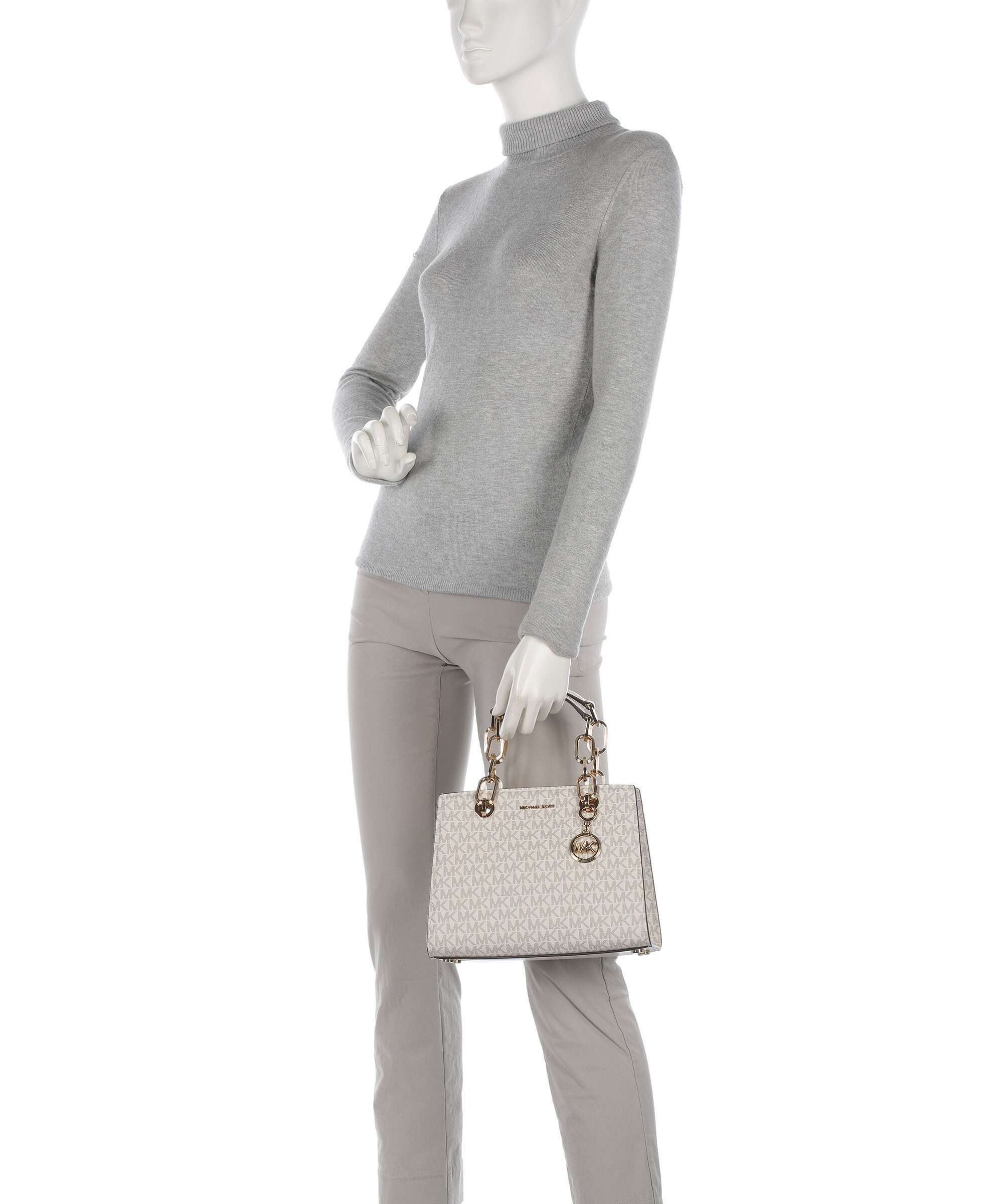 Michael Kors Cynthia Handtas vanilla cream - Image 4