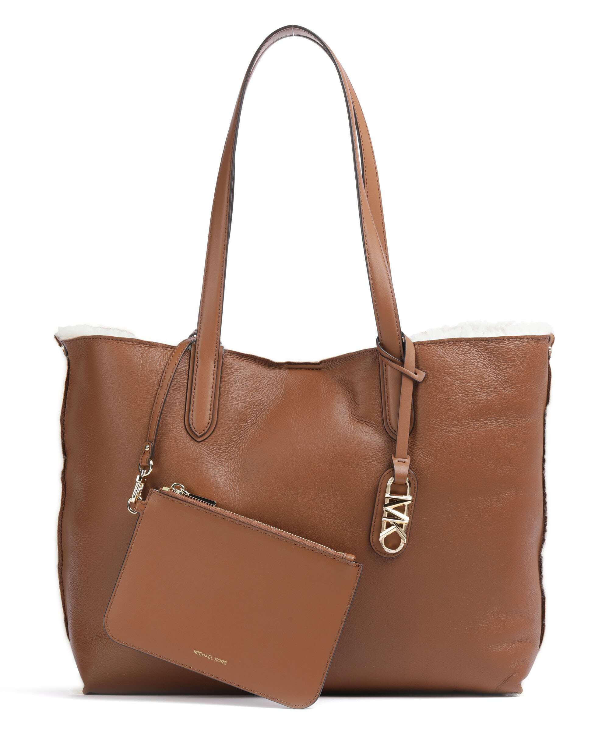 Michael Kors Eliza Boodschappentas natural/luggage - Image 4