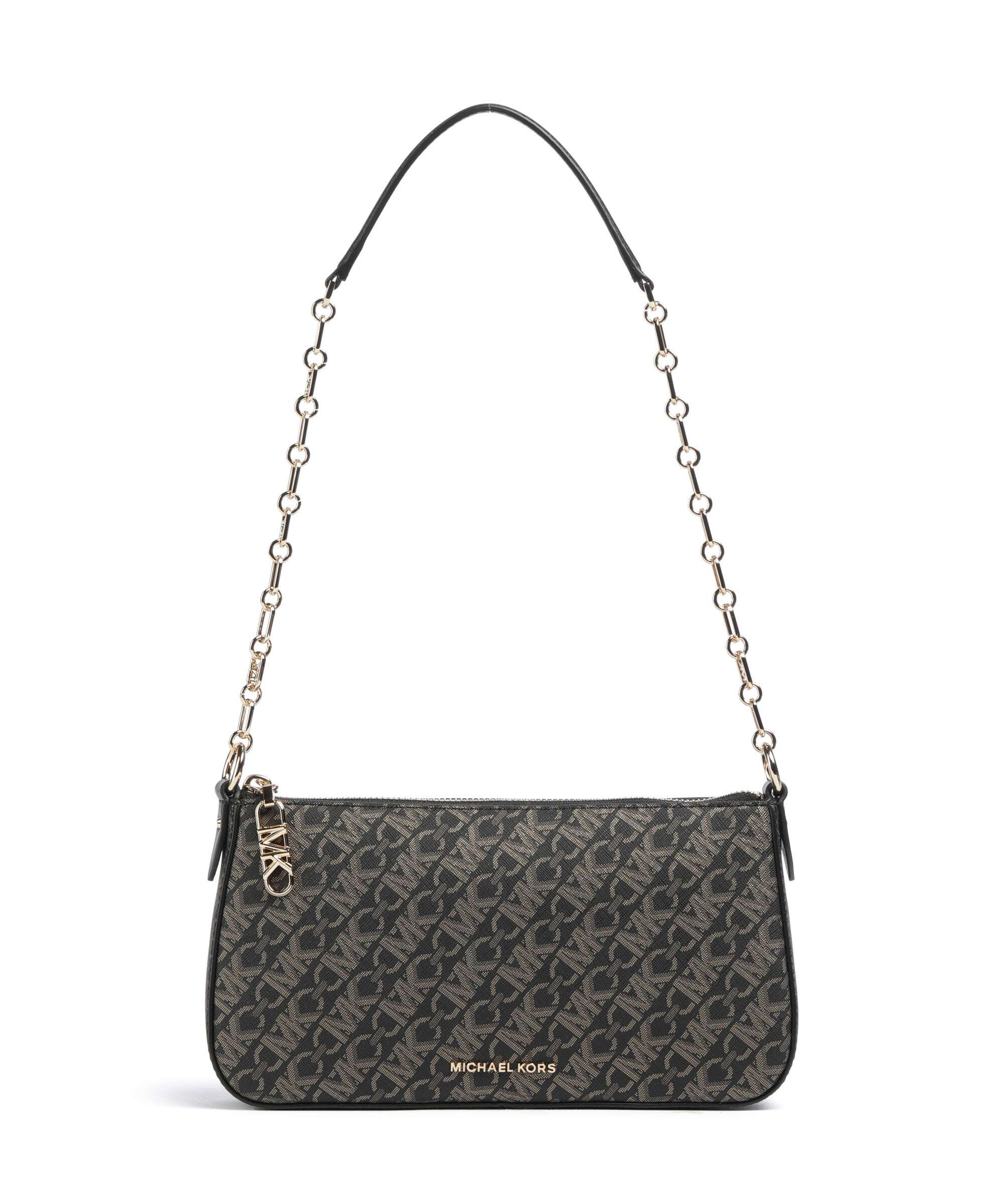 Michael Kors Empire Schoudertas black/pale gold