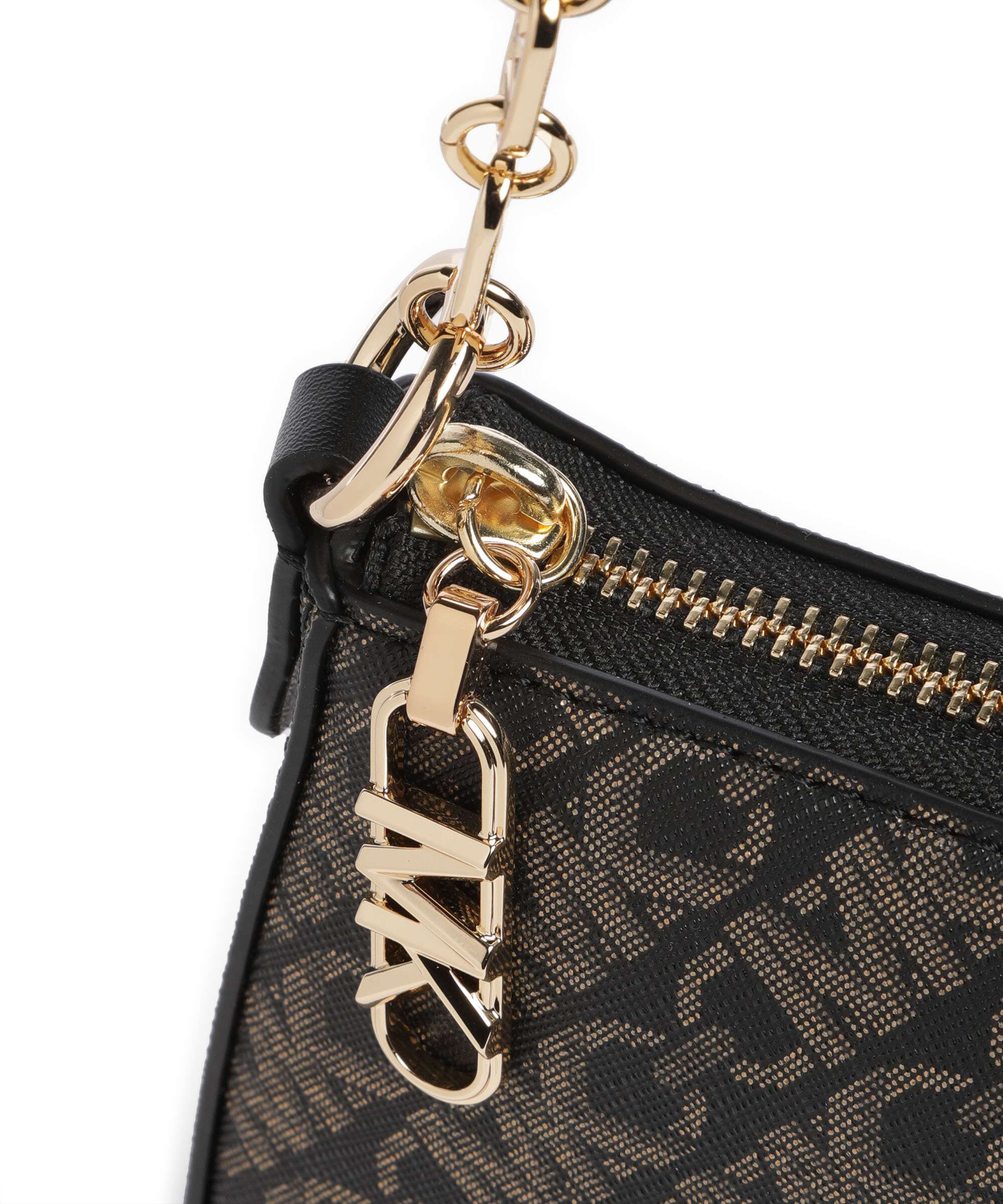 Michael Kors Empire Schoudertas black/pale gold - Image 4