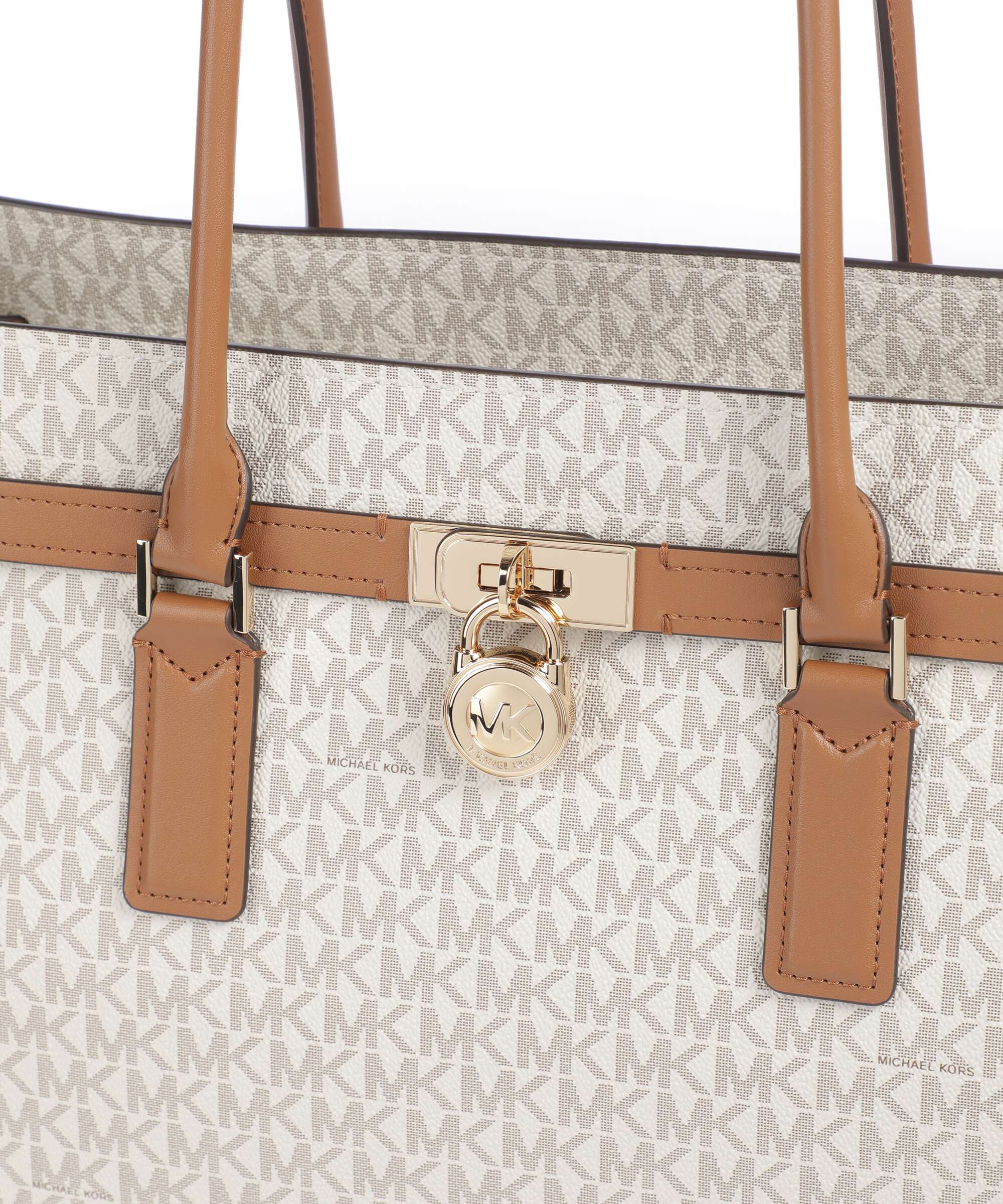 Michael Kors Hamilton Moderne Large Boodschappentas vanilla/acorn - Image 4