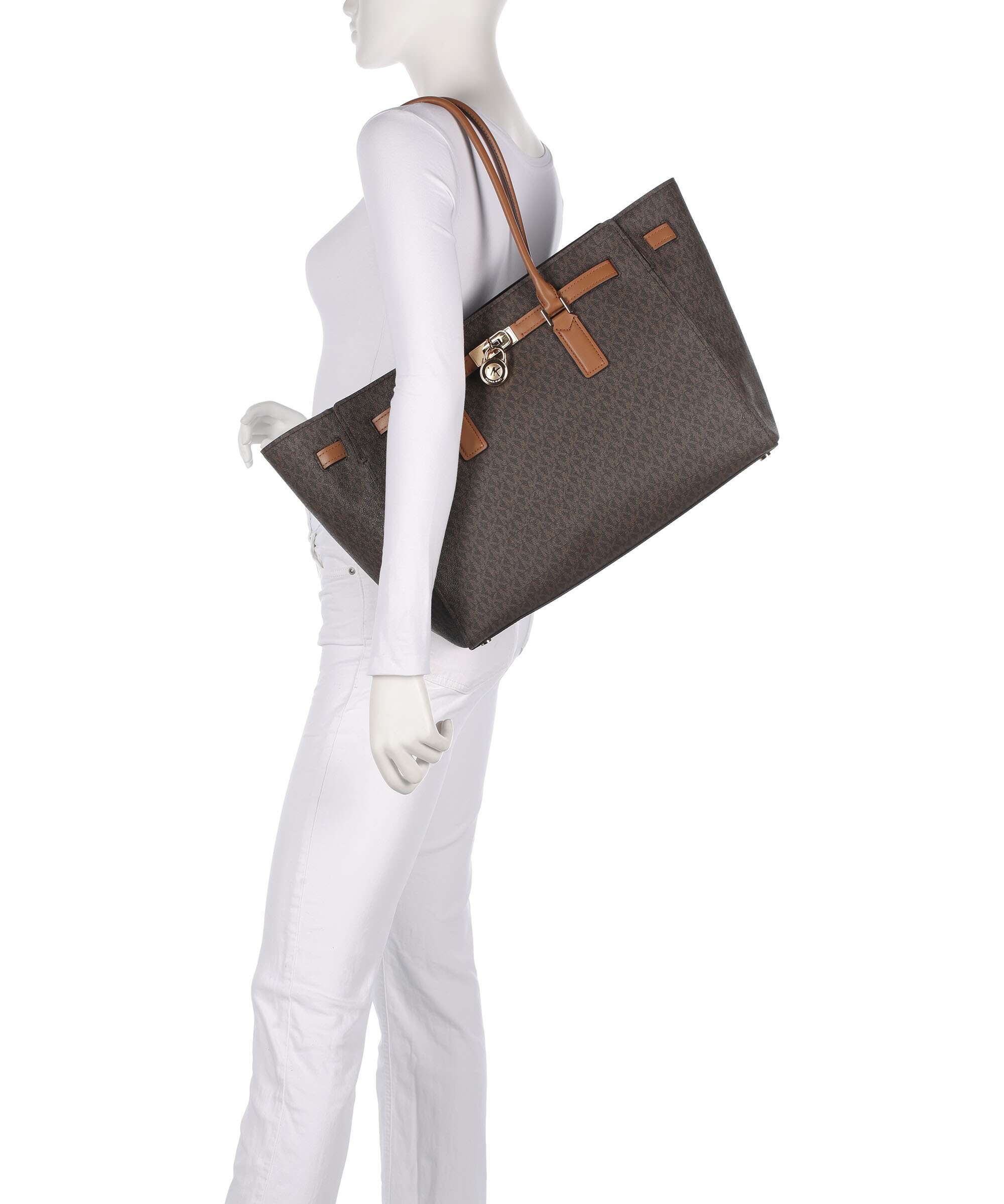 Michael Kors Hamilton Moderne Large Boodschappentas brown/acorn - Image 3