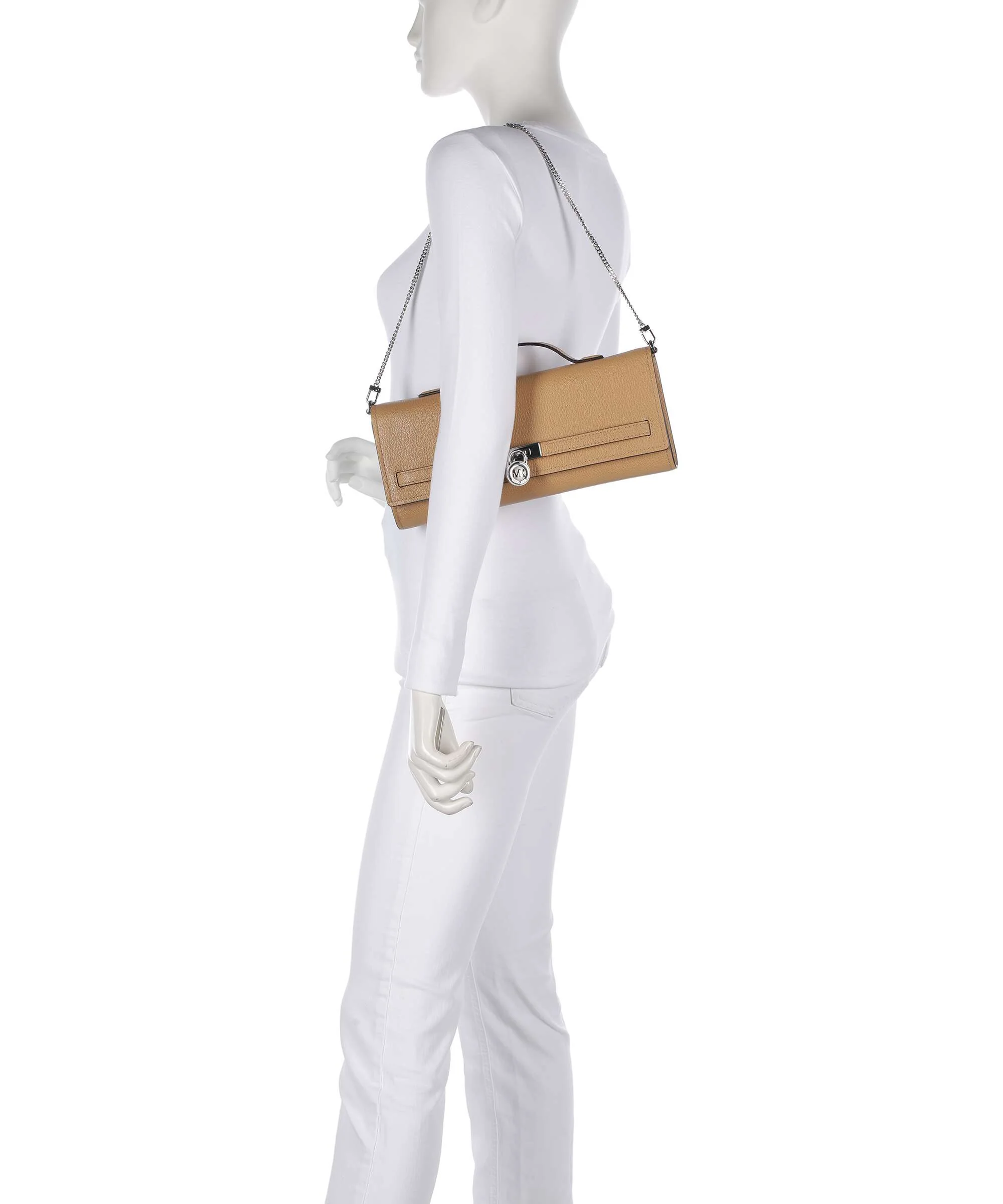 Michael Kors Hamilton Moderne Medium Schoudertas peanut - Image 3