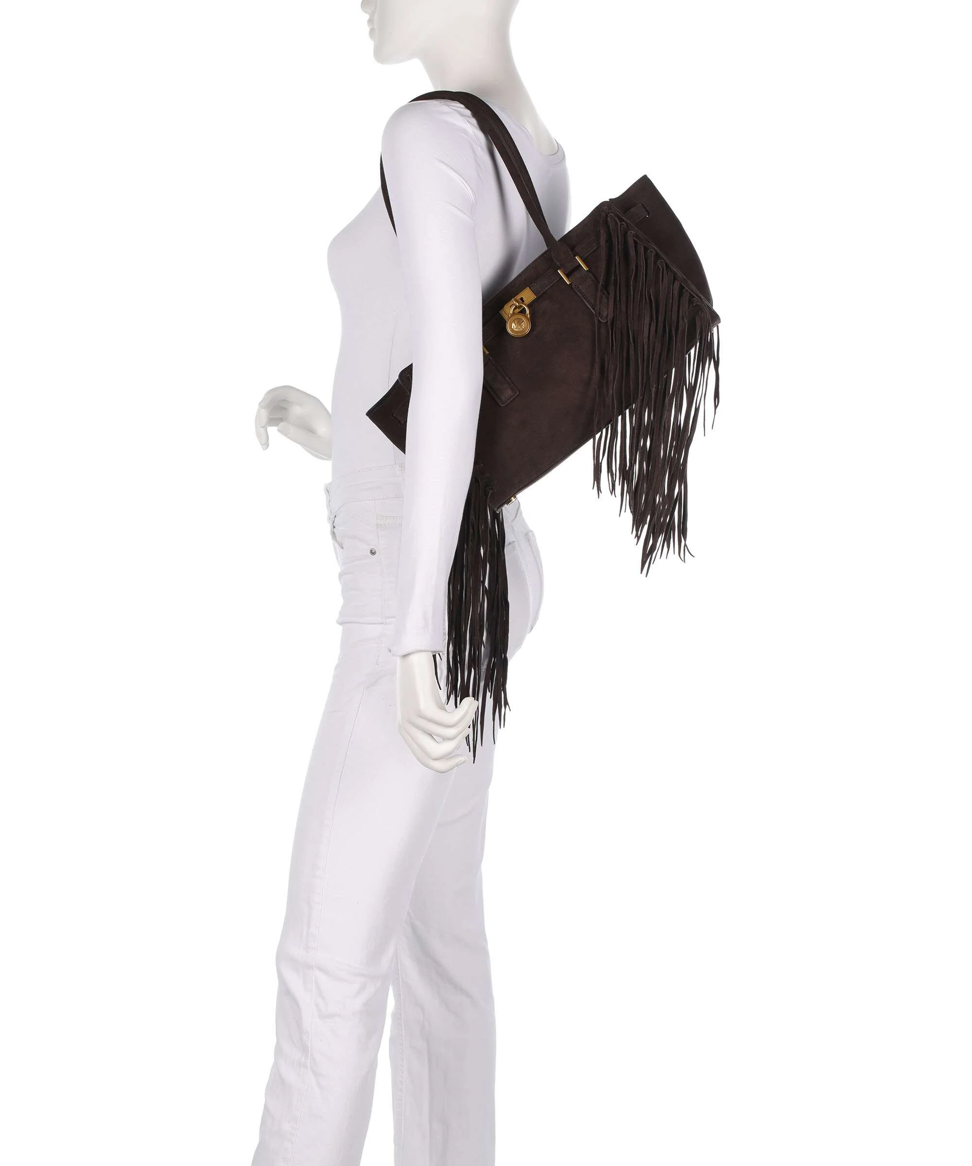 Michael Kors Hamilton Moderne Small Schoudertas chocolate - Image 3