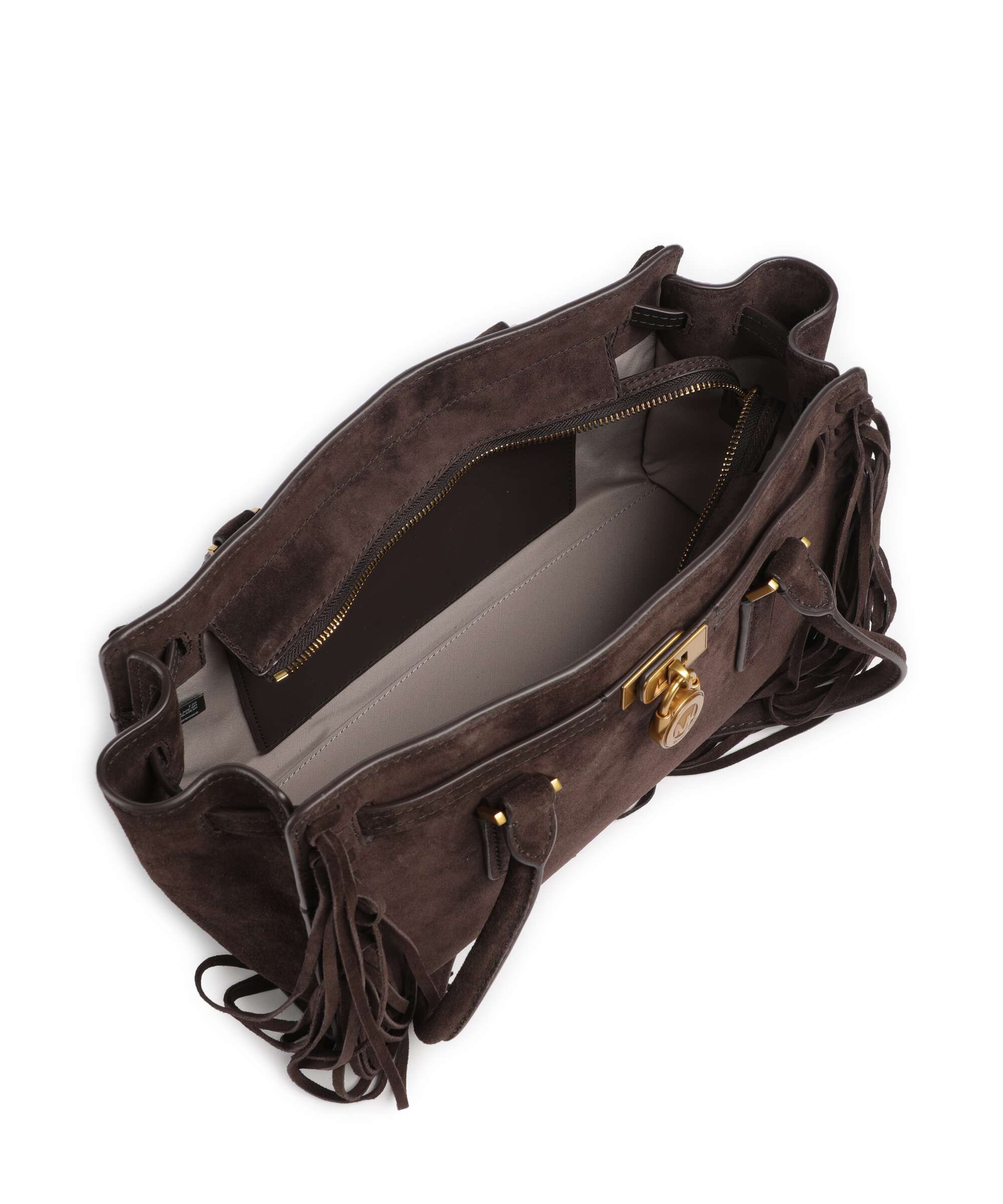 Michael Kors Hamilton Moderne Small Schoudertas chocolate - Image 6