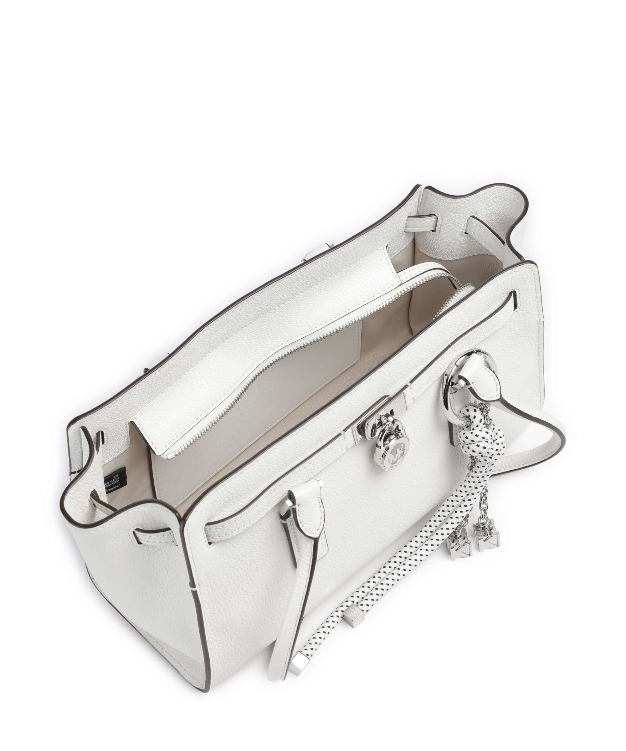 Michael Kors Hamilton Moderne Small Schoudertas optic white - Image 6