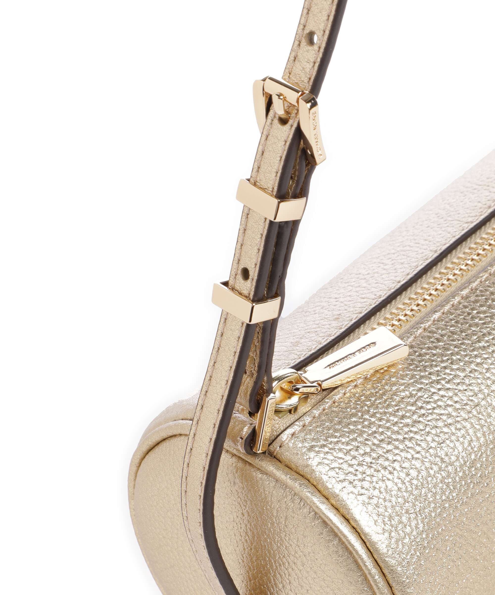 Michael Kors Izzy Small Schoudertas pale gold - Image 4