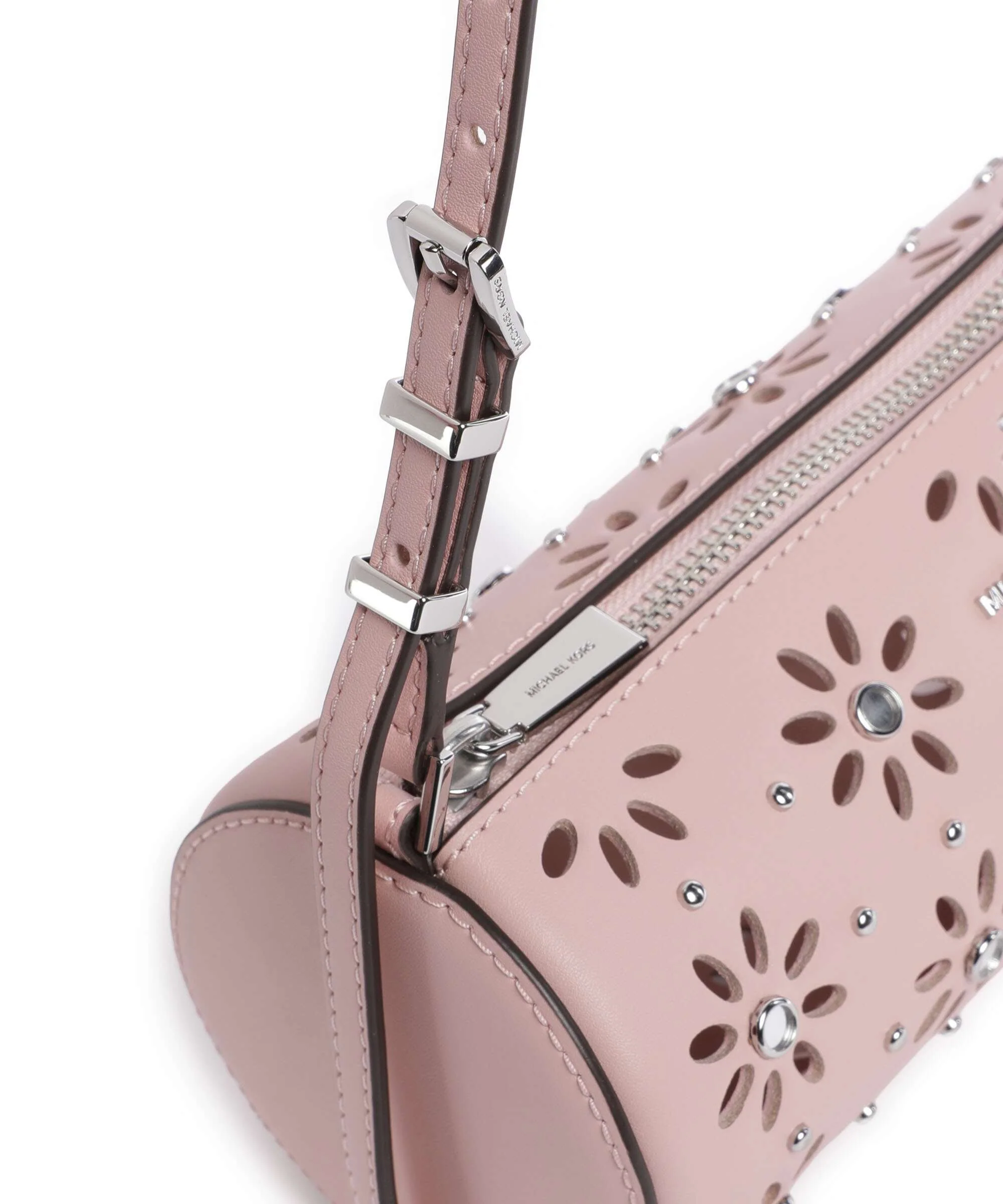 Michael Kors Izzy Small Schoudertas smokey rose - Image 4