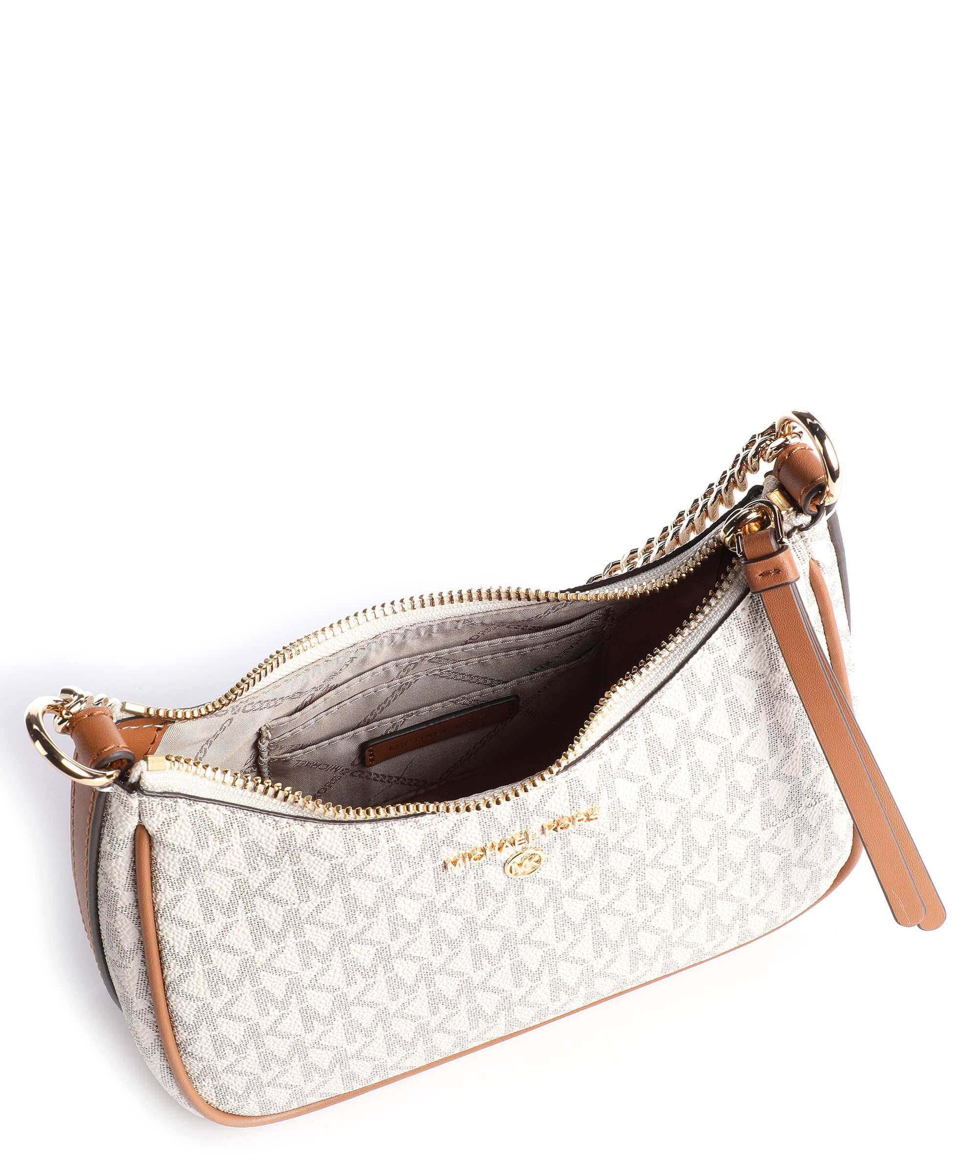 Michael Kors Jet Set Charm Schoudertas vanilla/acorn - Image 4