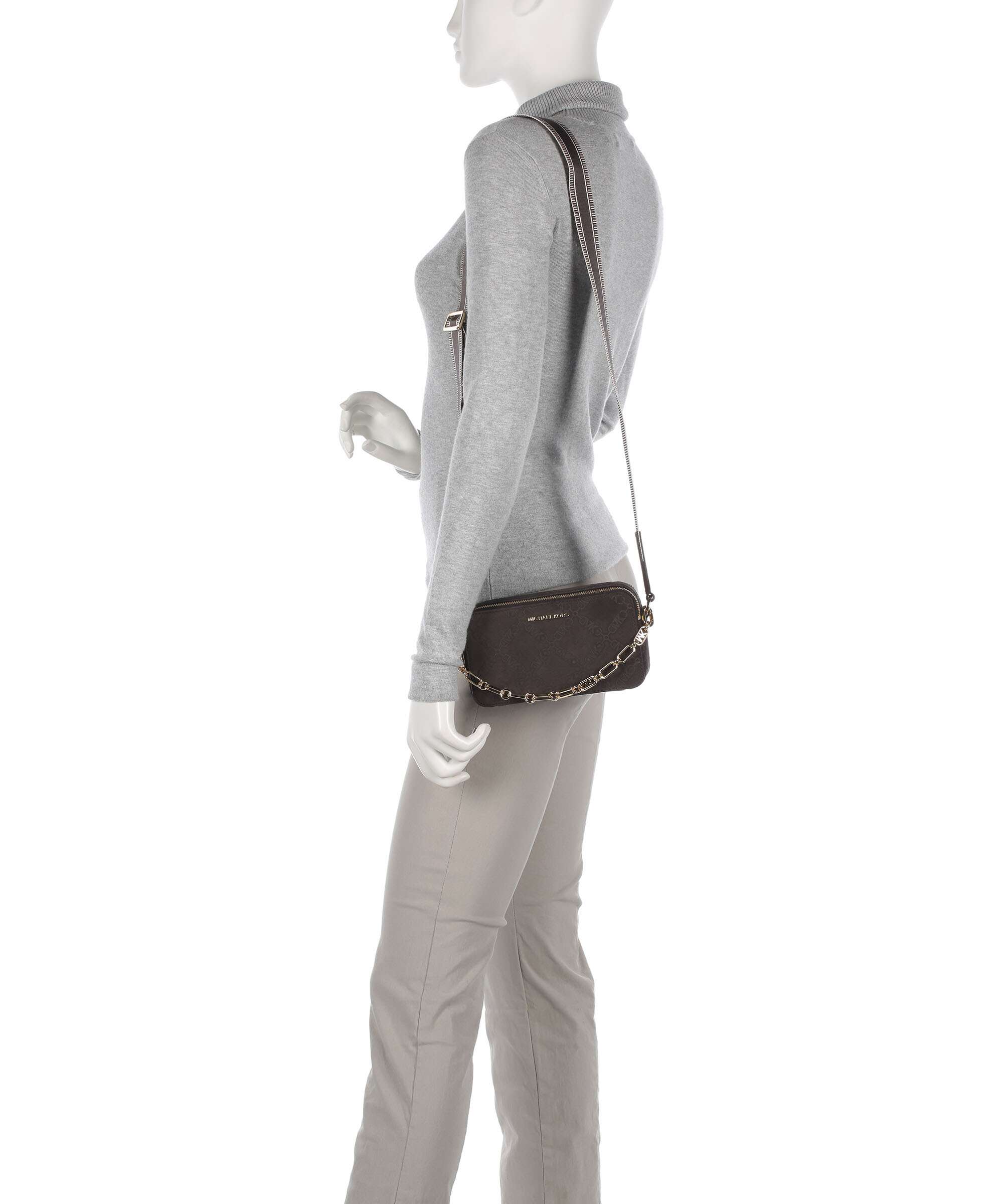 Michael Kors Jet Set Crossbody tas chocolate - Image 3